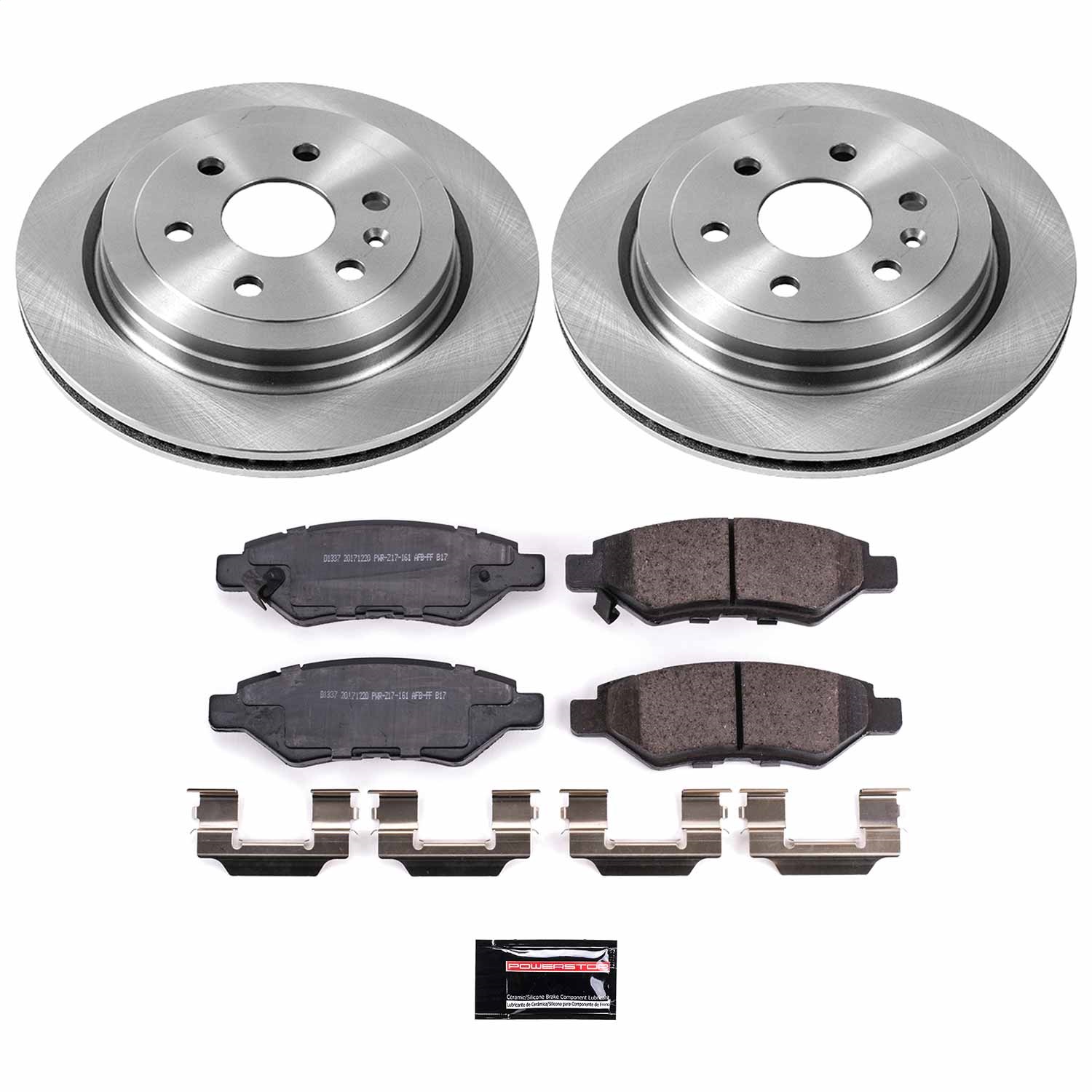 Power Stop - KOE5543 - Rear - Disc Brake Pad and Rotor Kit