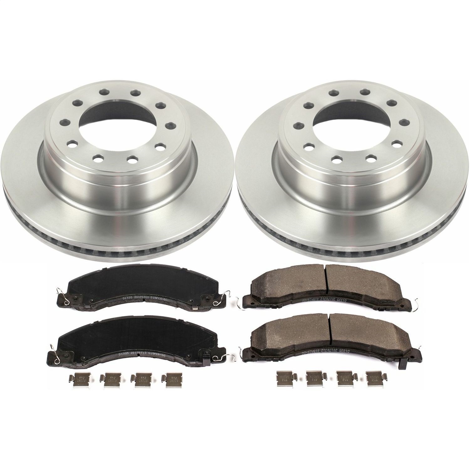 Power Stop - KOE5567 - Front - Disc Brake Pad and Rotor Kit