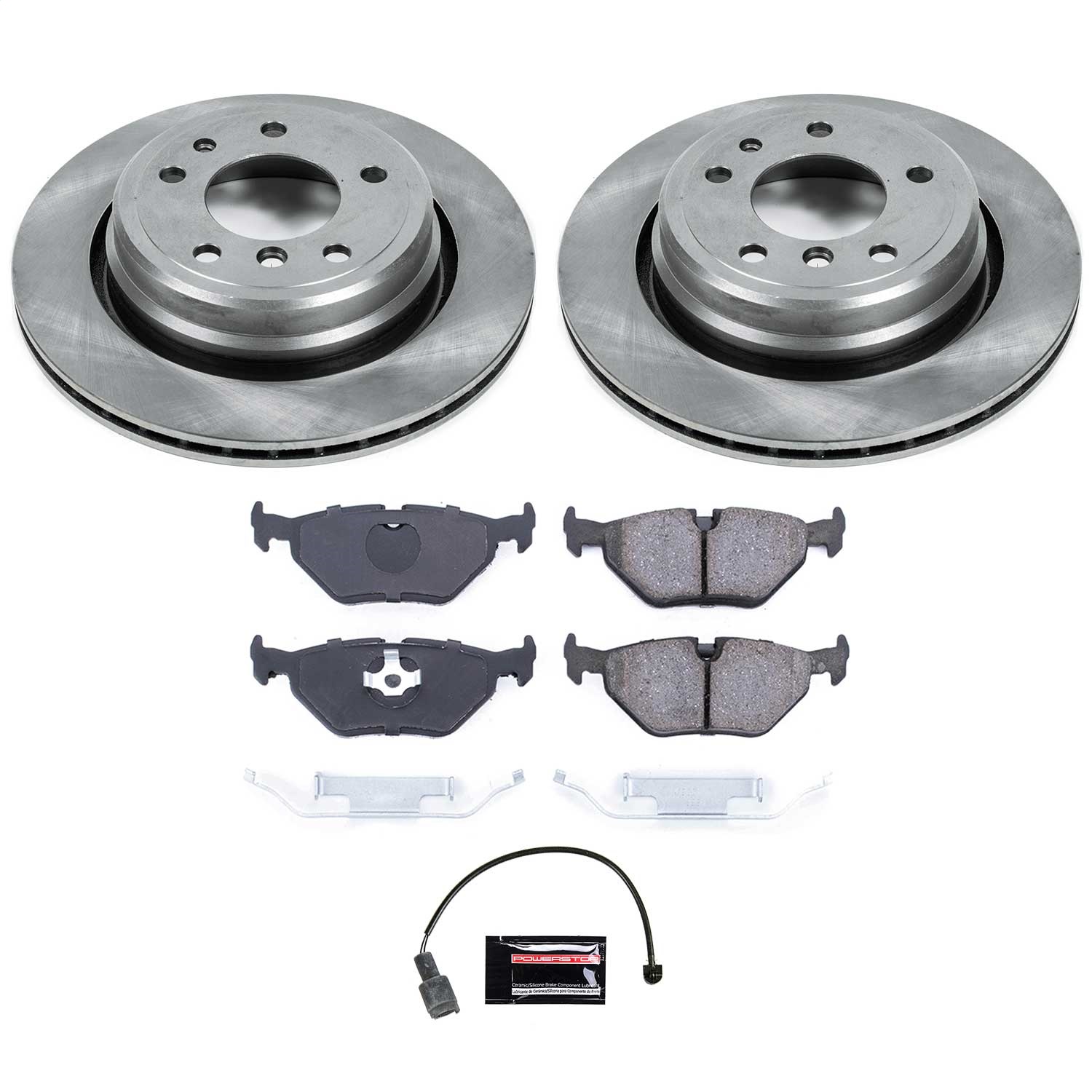 Power Stop - KOE557 - Rear - Disc Brake Pad and Rotor Kit