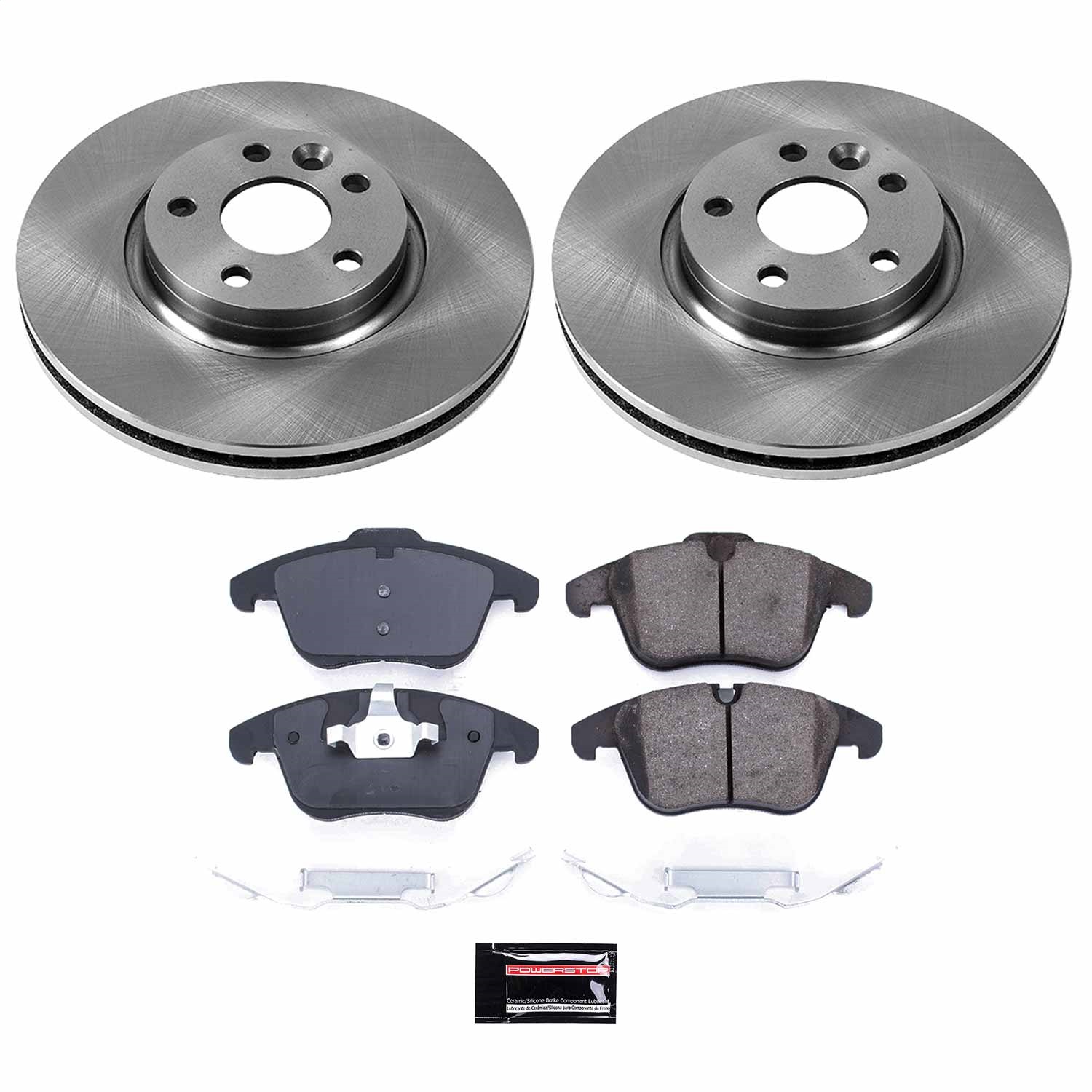 Power Stop - KOE5608 - Front - Disc Brake Pad and Rotor Kit