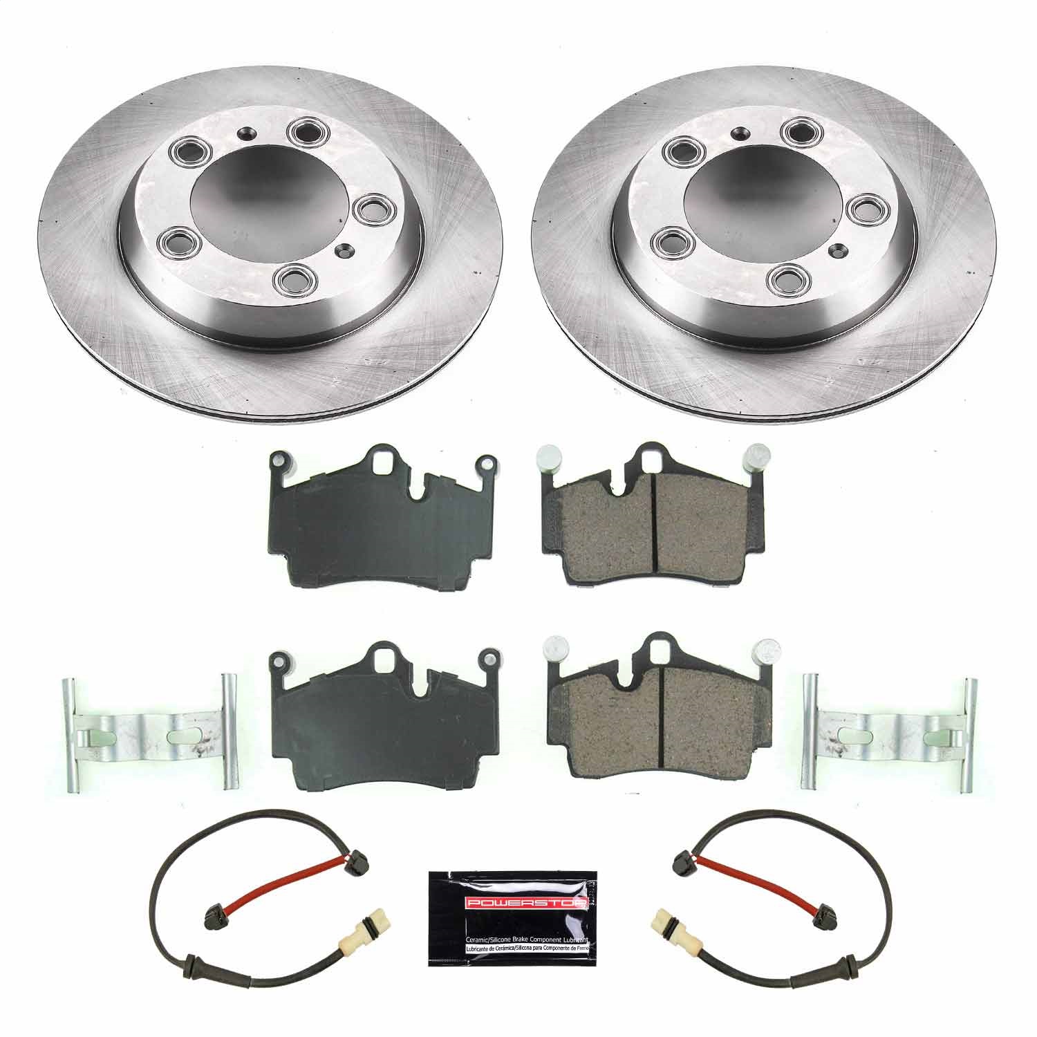 Power Stop - KOE5633 - Rear - Disc Brake Pad and Rotor Kit