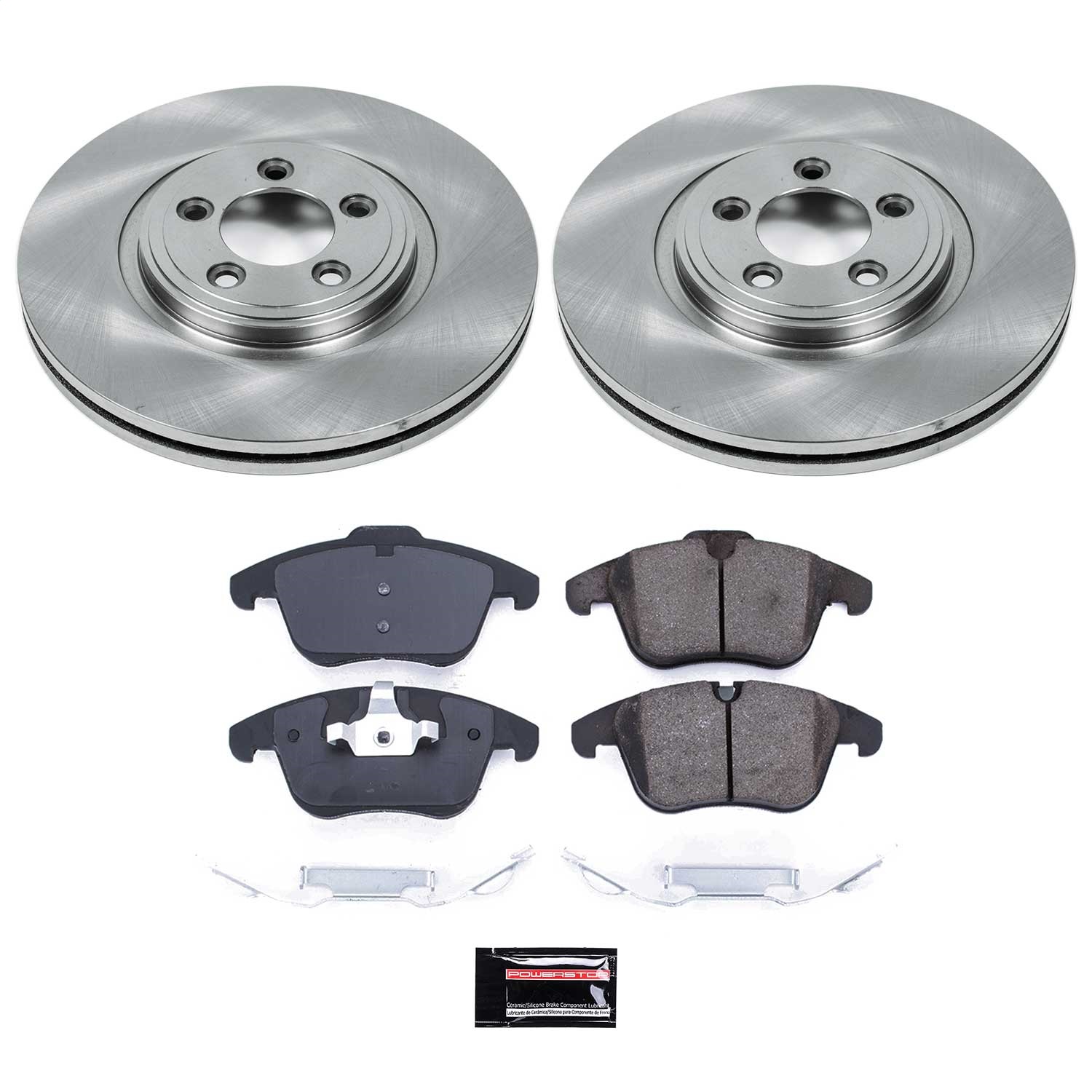 Power Stop - KOE5636 - Front - Disc Brake Pad and Rotor Kit