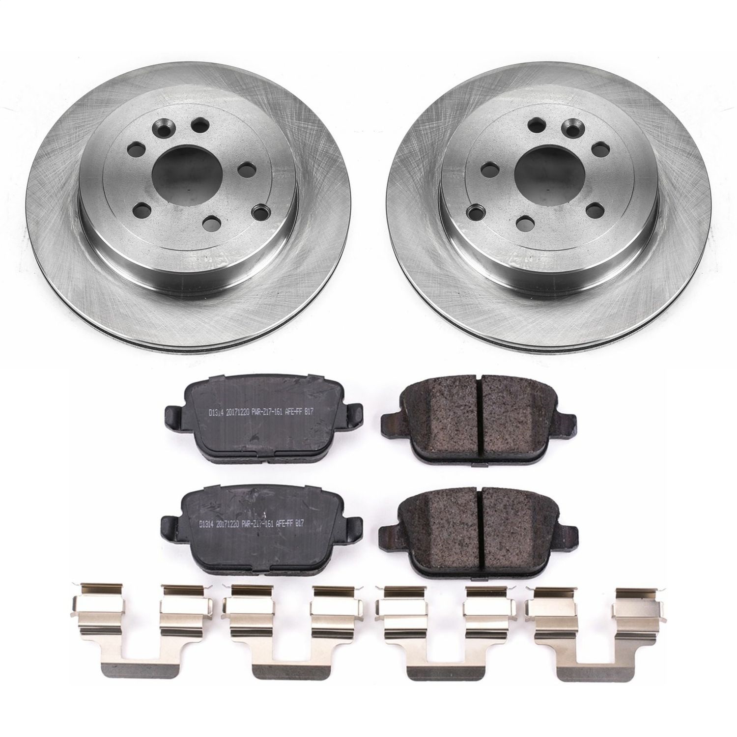 Power Stop - KOE5653 - Rear - Disc Brake Pad and Rotor Kit