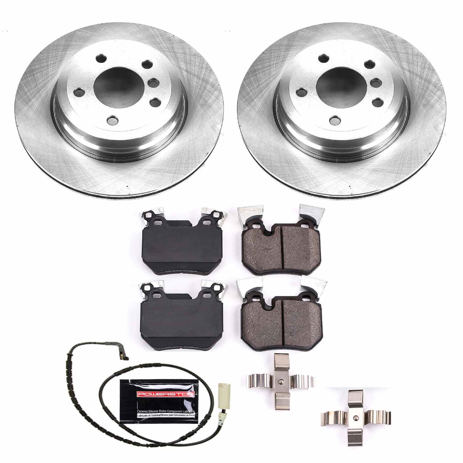 Power Stop - KOE5688 - Rear - Disc Brake Pad and Rotor Kit