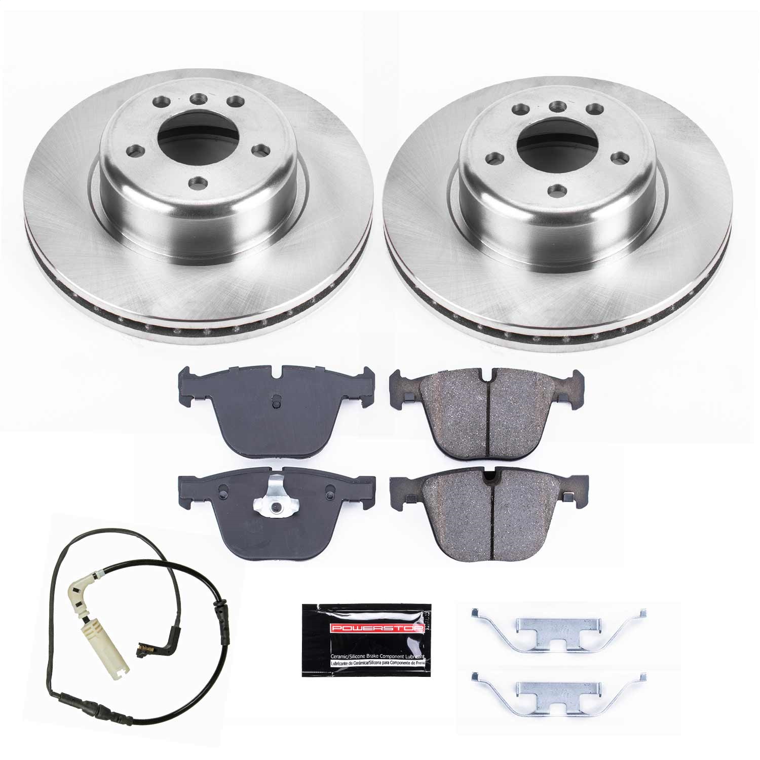 Power Stop - KOE5694 - Rear - Disc Brake Pad and Rotor Kit