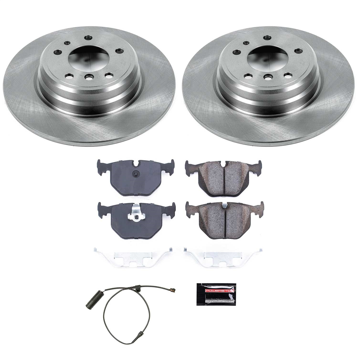 Power Stop - KOE5711 - Rear - Disc Brake Pad and Rotor Kit