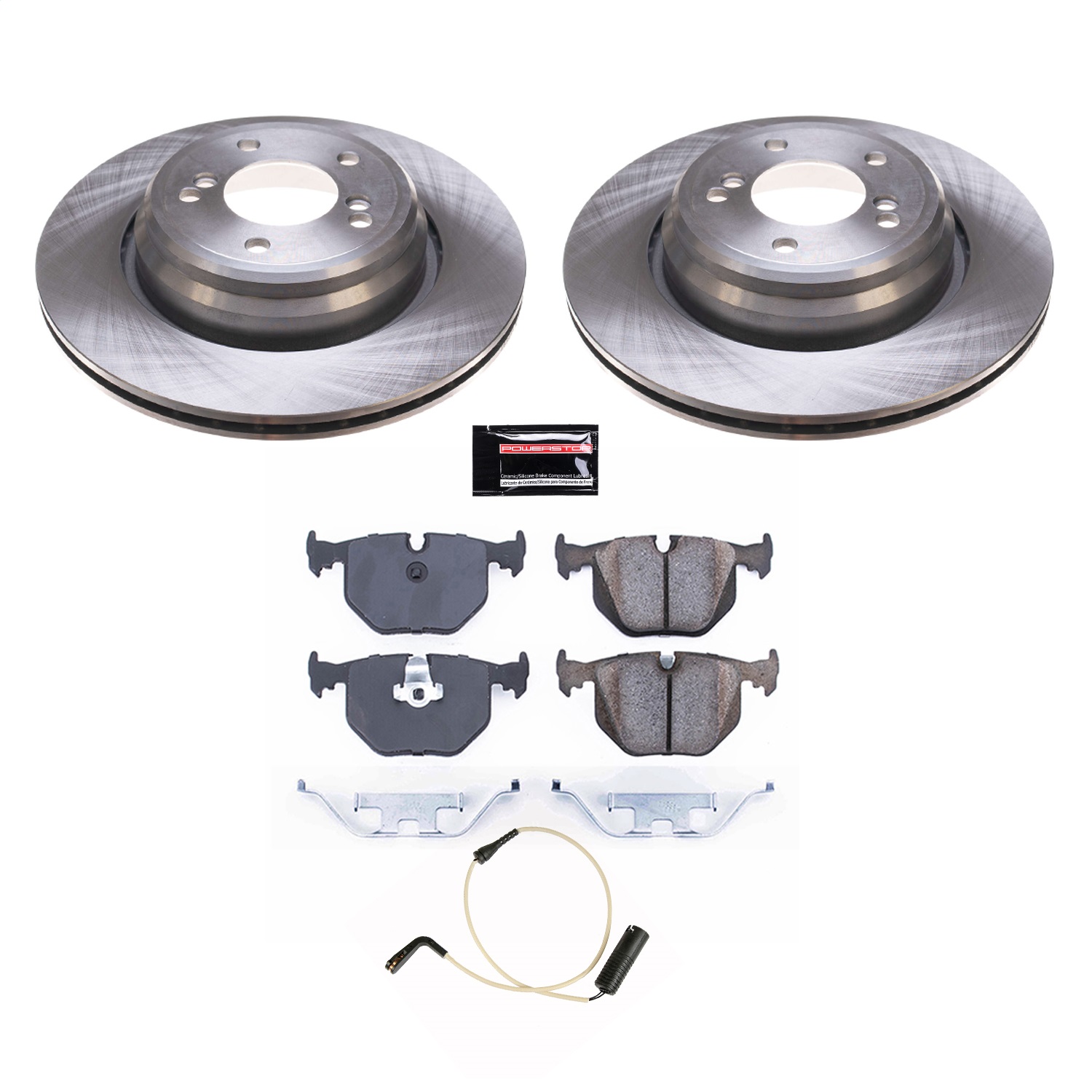 Power Stop - KOE5731 - Rear - Disc Brake Pad and Rotor Kit