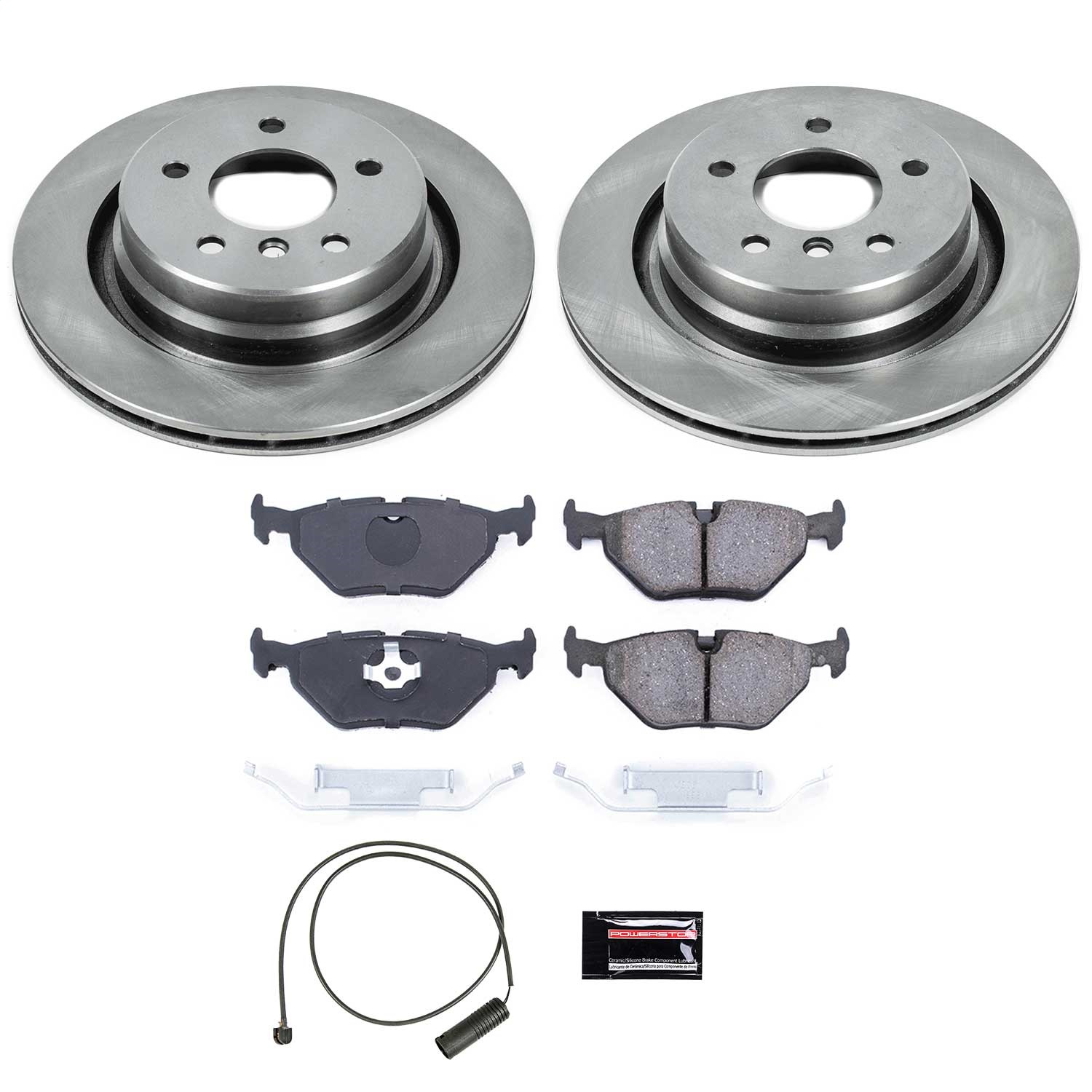 Power Stop - KOE581 - Rear - Disc Brake Pad and Rotor Kit