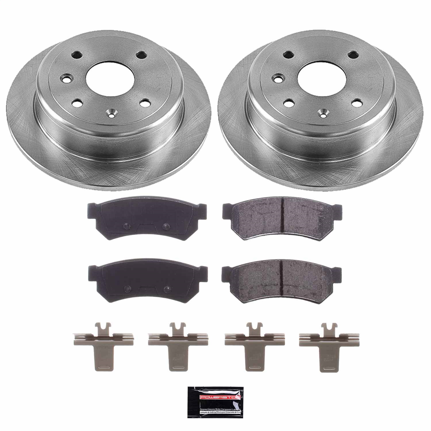 Power Stop - KOE5898 - Rear - Disc Brake Pad and Rotor Kit