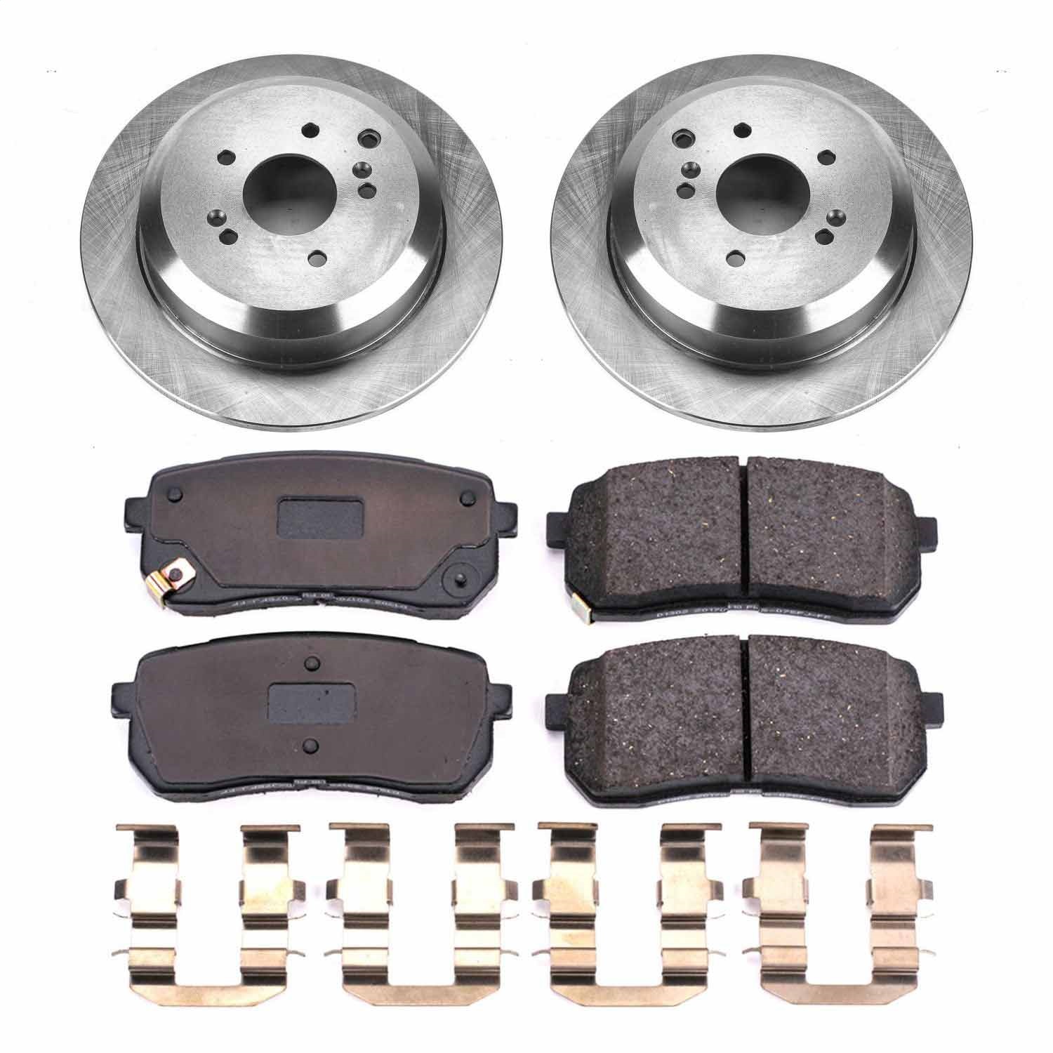 Power Stop - KOE5920 - Rear - Disc Brake Pad and Rotor Kit