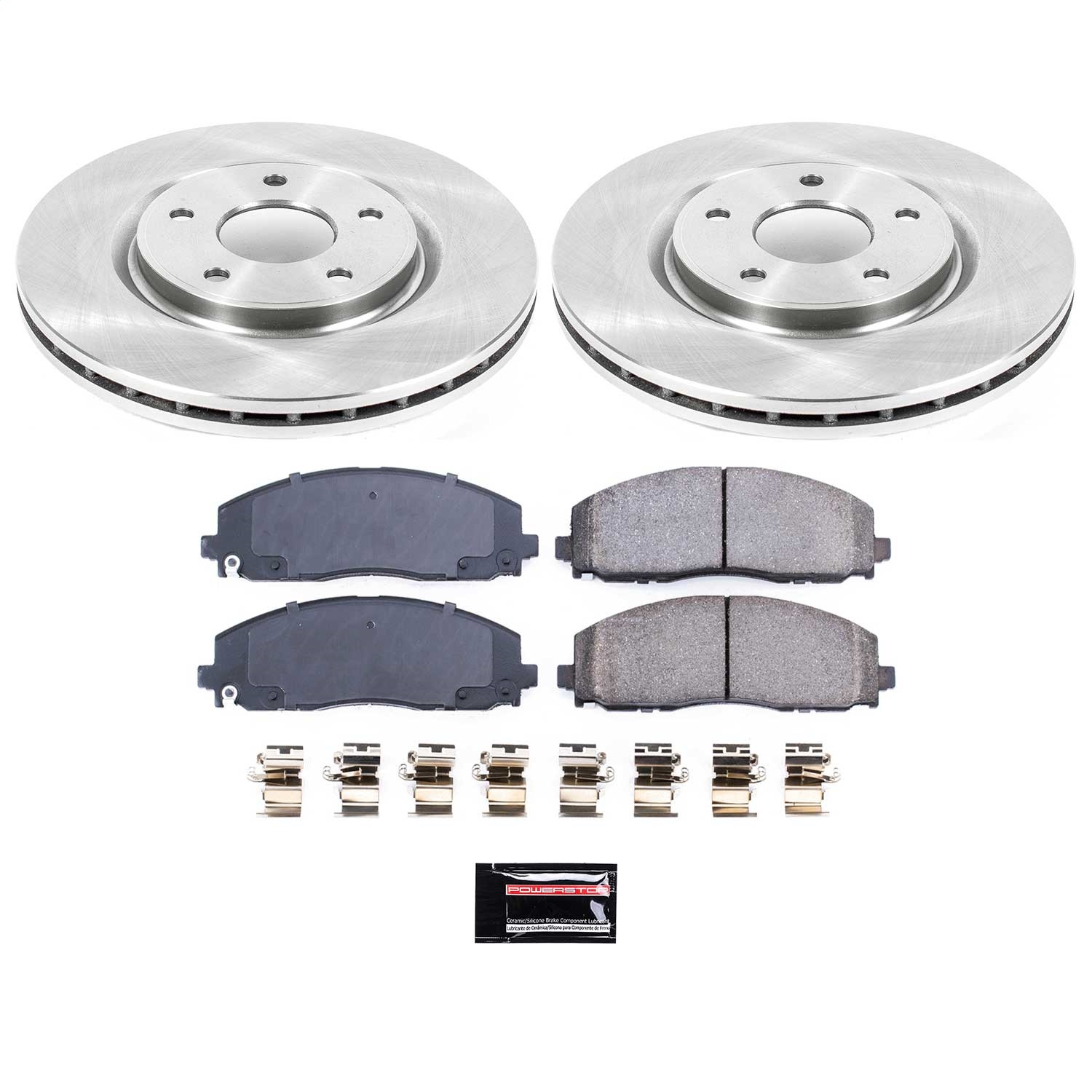 Power Stop - KOE5959 - Front - Disc Brake Pad and Rotor Kit