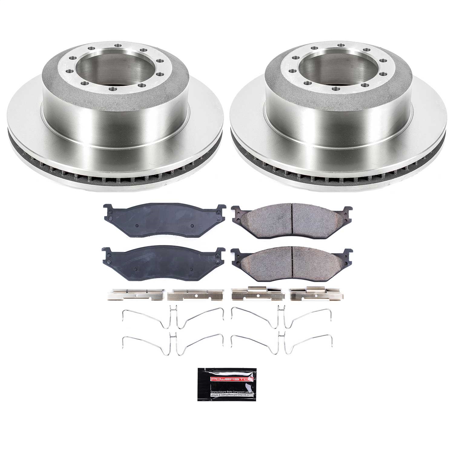 Power Stop - KOE5966 - Rear - Disc Brake Pad and Rotor Kit