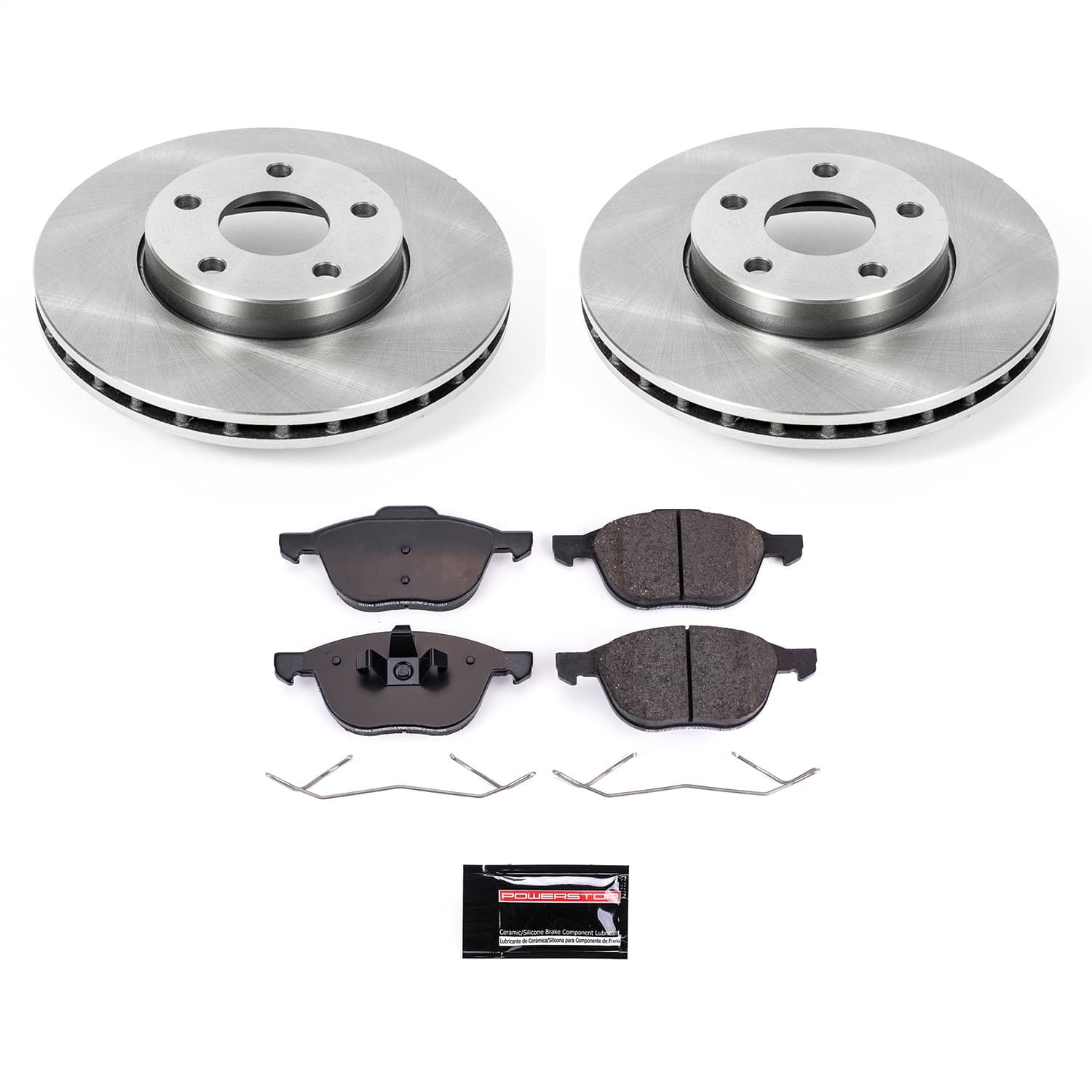 Power Stop - KOE5976 - Front - Disc Brake Pad and Rotor Kit