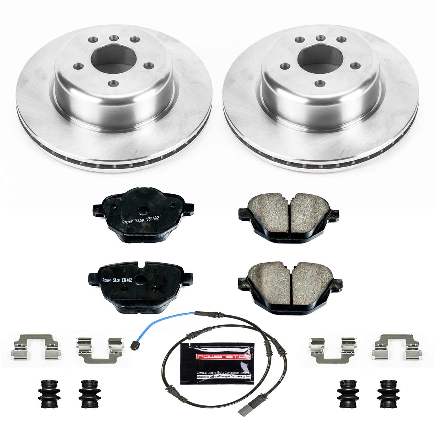 Power Stop - KOE6034 - Rear - Disc Brake Pad and Rotor Kit