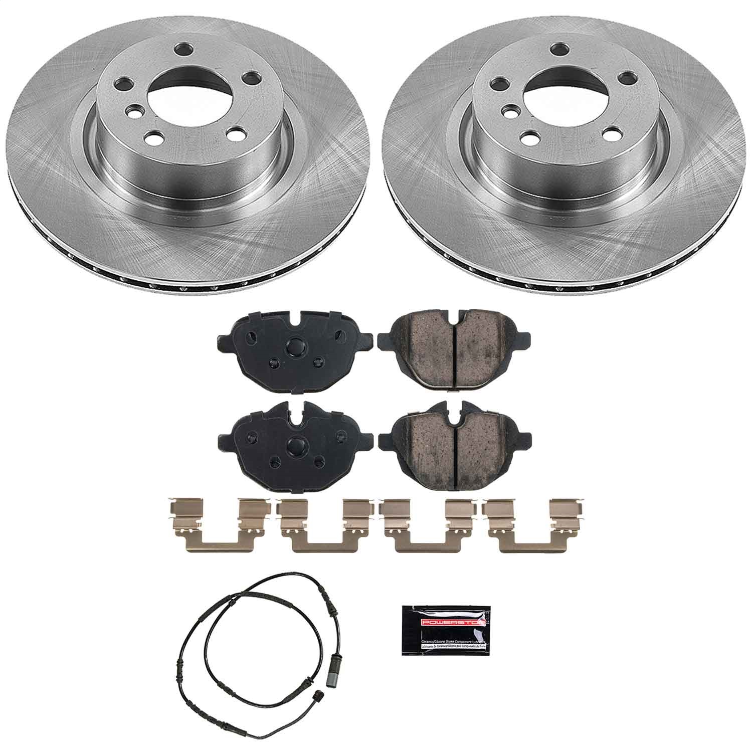 Power Stop - KOE6040 - Rear - Disc Brake Pad and Rotor Kit