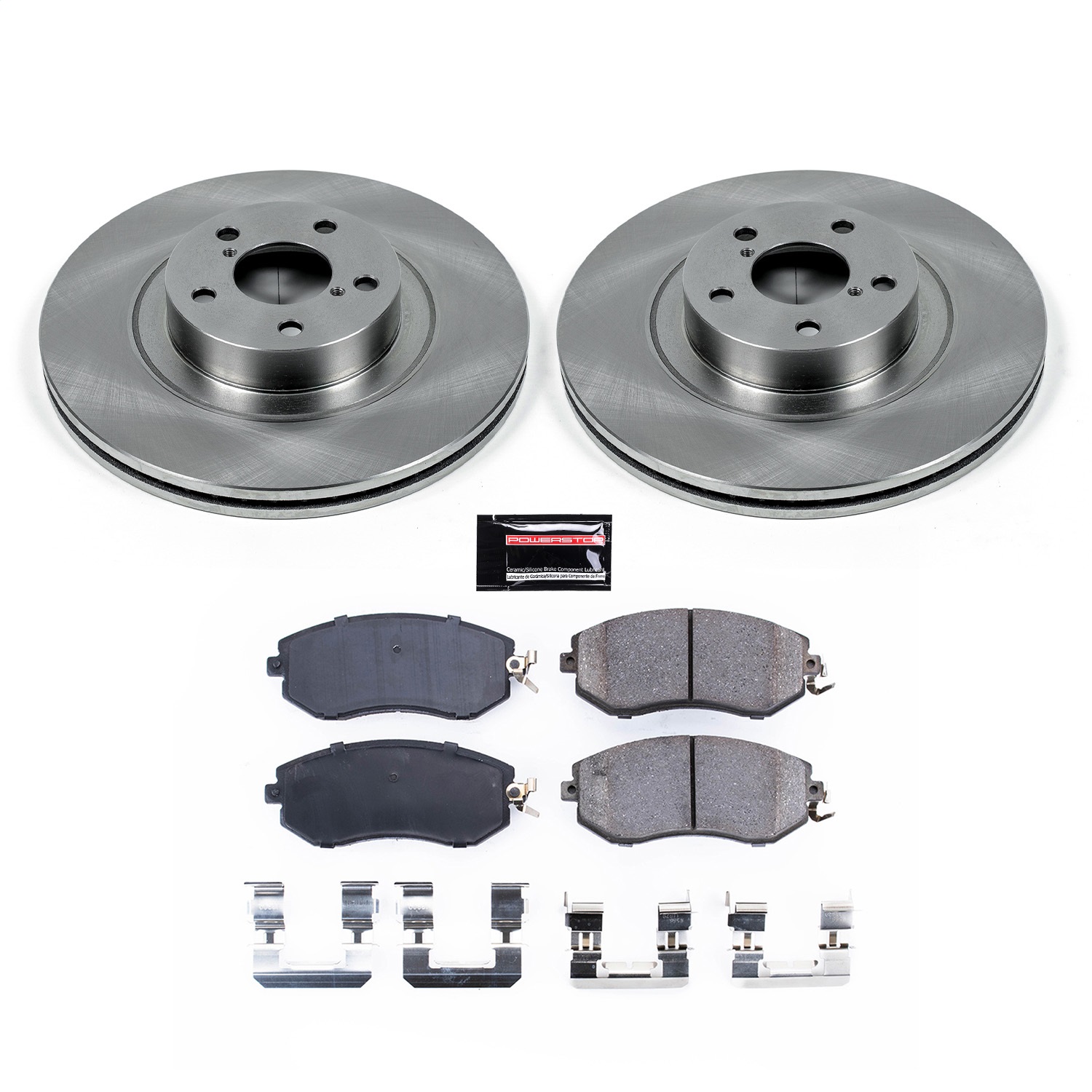Power Stop - KOE6082 - Front - Disc Brake Pad and Rotor Kit