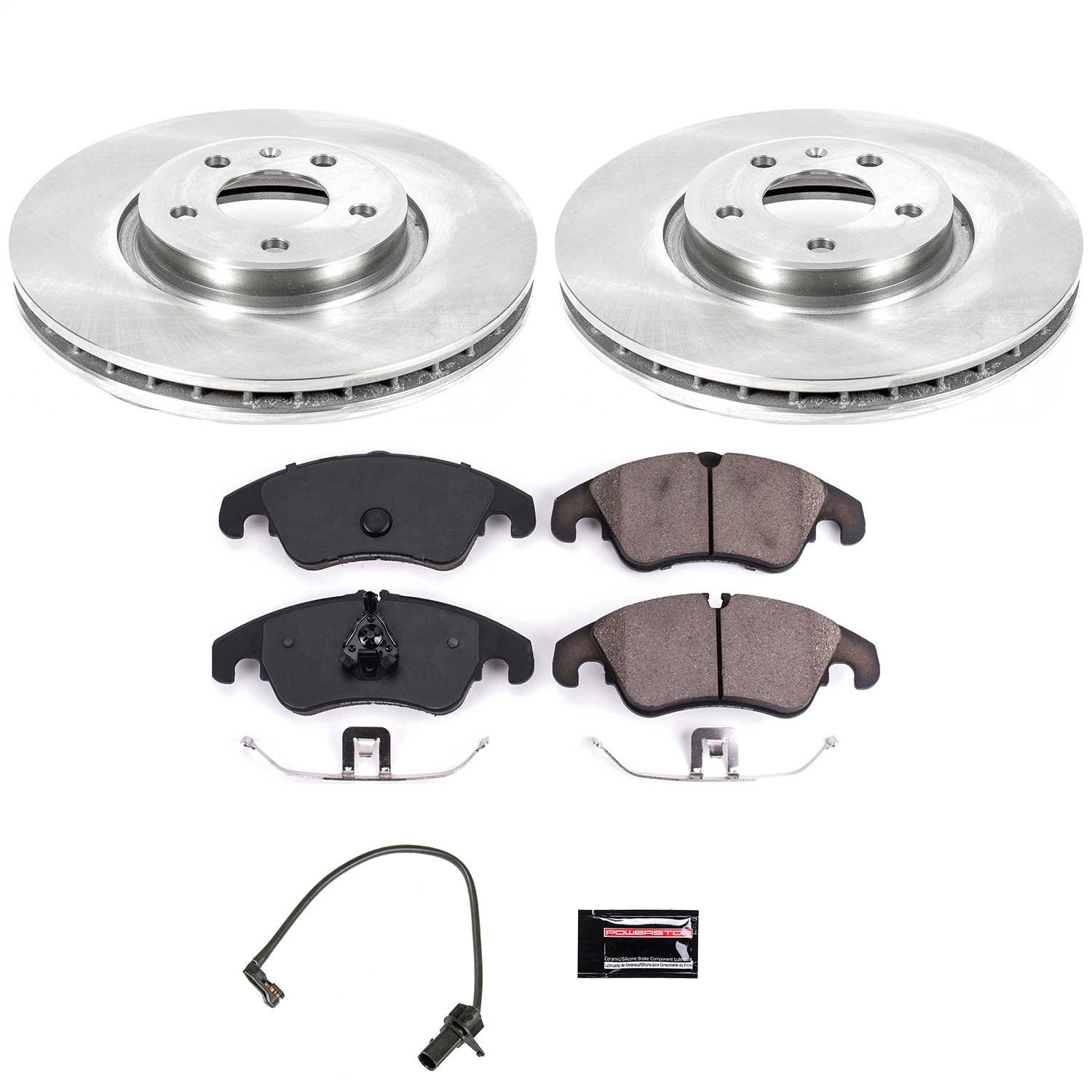 Power Stop - KOE6133 - Front - Disc Brake Pad and Rotor Kit