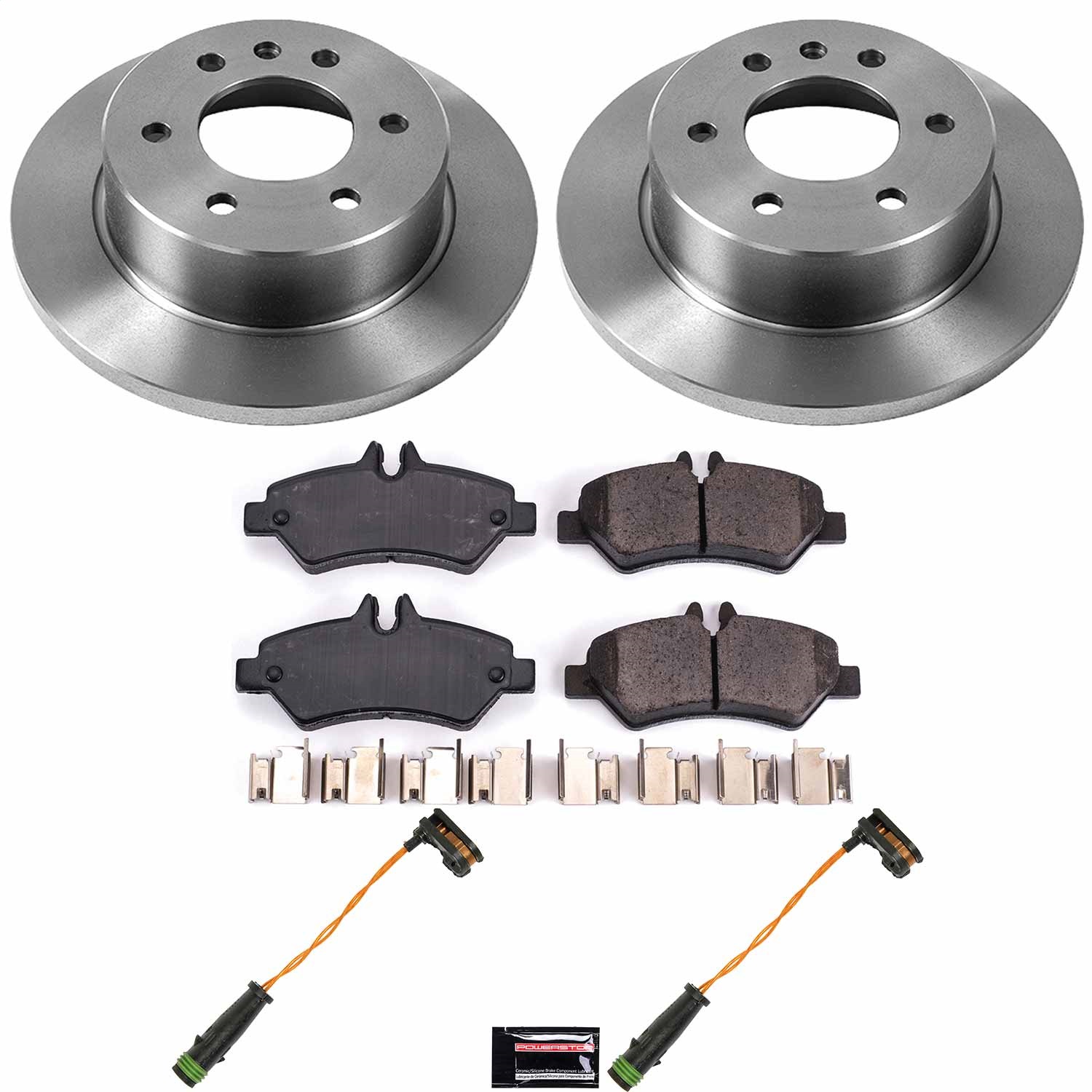 Power Stop - KOE6197 - Rear - Disc Brake Pad and Rotor Kit