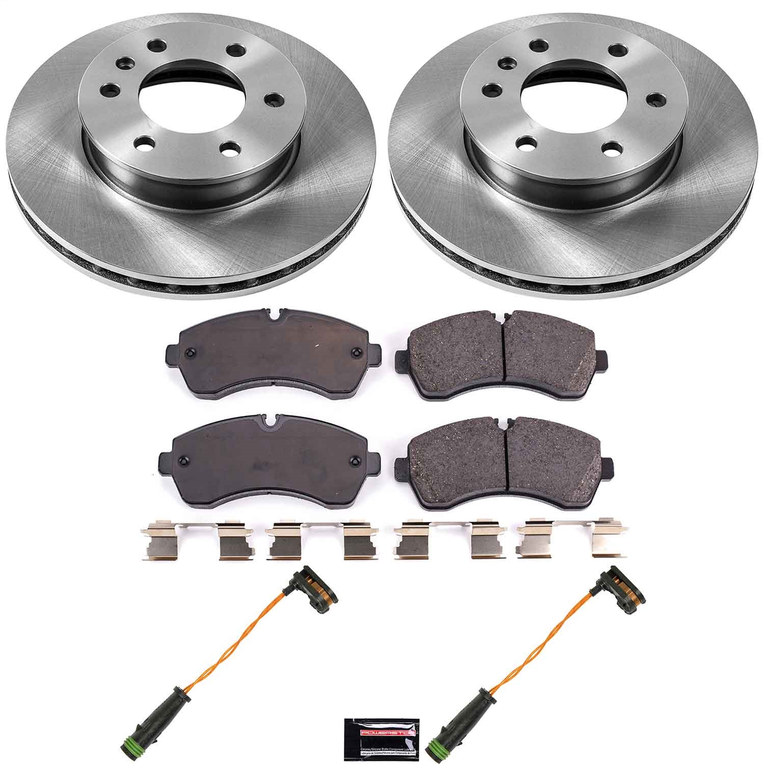 Power Stop - KOE6234 - Front - Disc Brake Pad and Rotor Kit