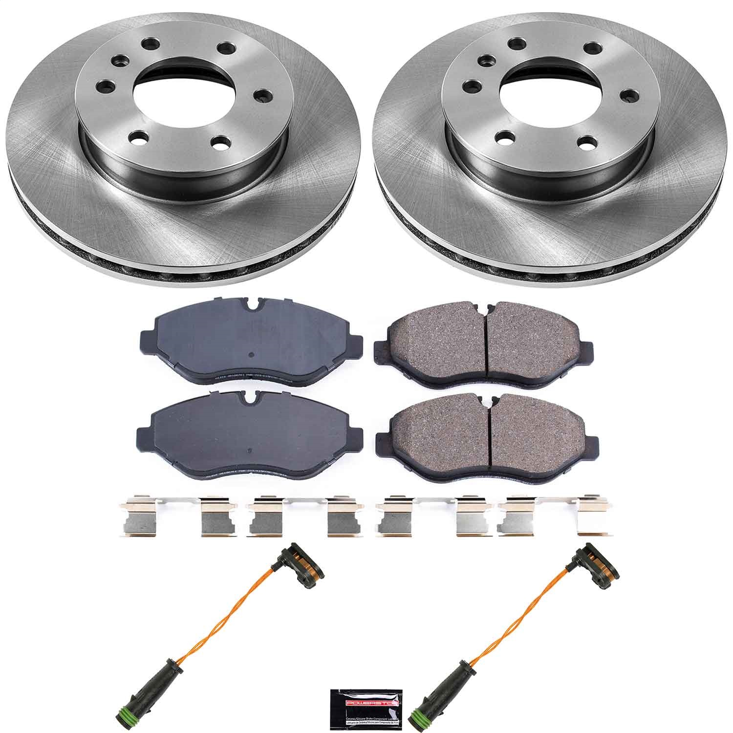 Power Stop - KOE6236 - Front - Disc Brake Pad and Rotor Kit