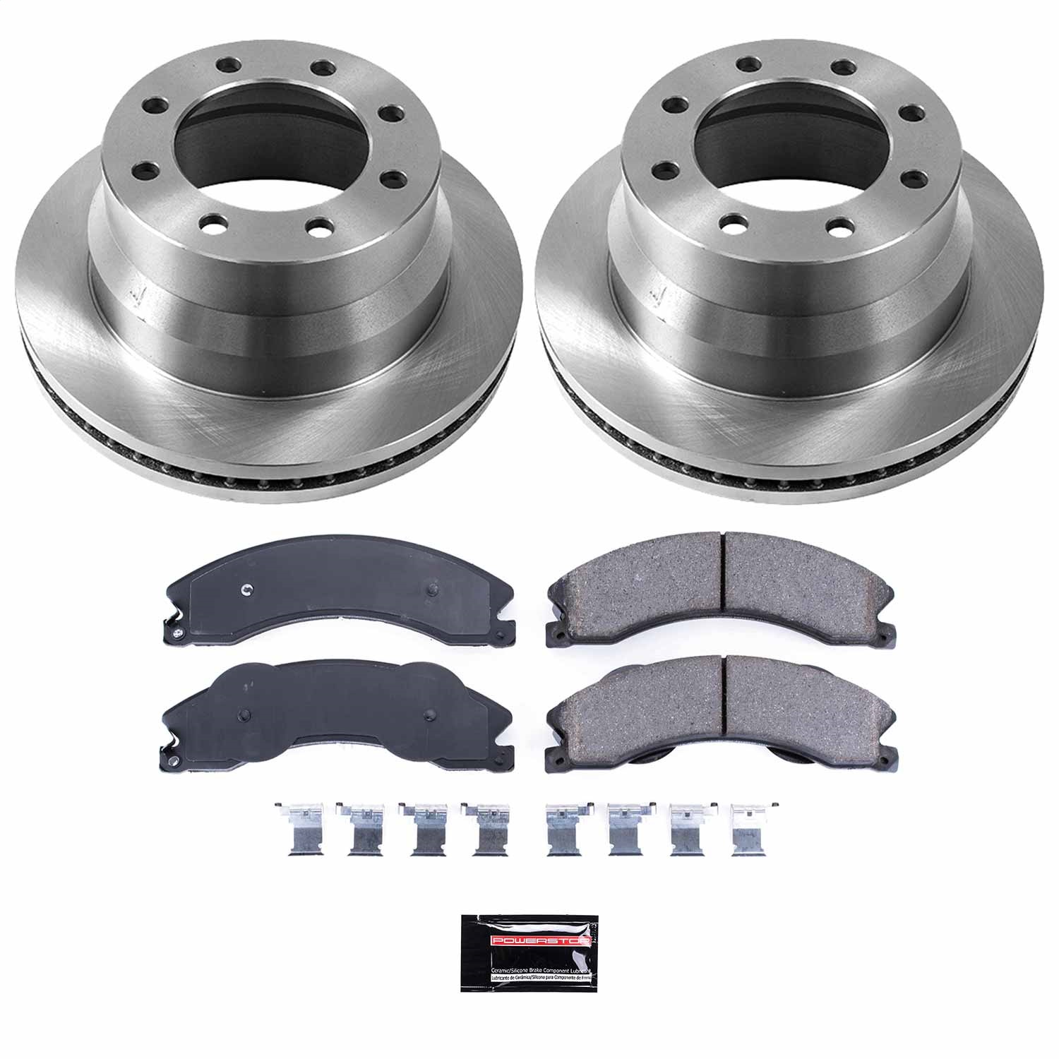 Power Stop - KOE6257 - Rear - Disc Brake Pad and Rotor Kit
