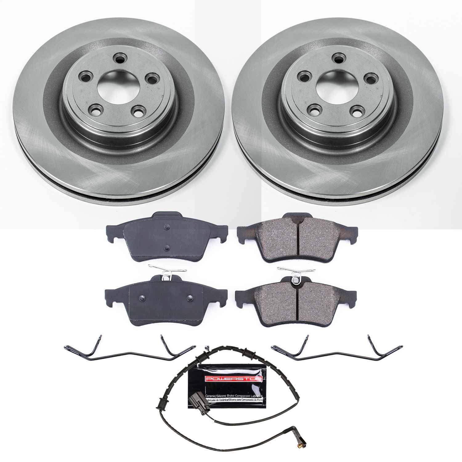 Power Stop - KOE6279 - Rear - Disc Brake Pad and Rotor Kit