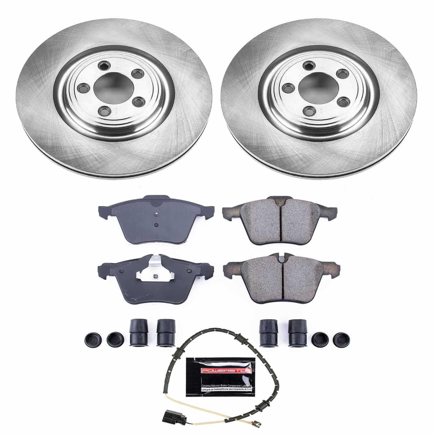 Power Stop - KOE6282 - Front - Disc Brake Pad and Rotor Kit