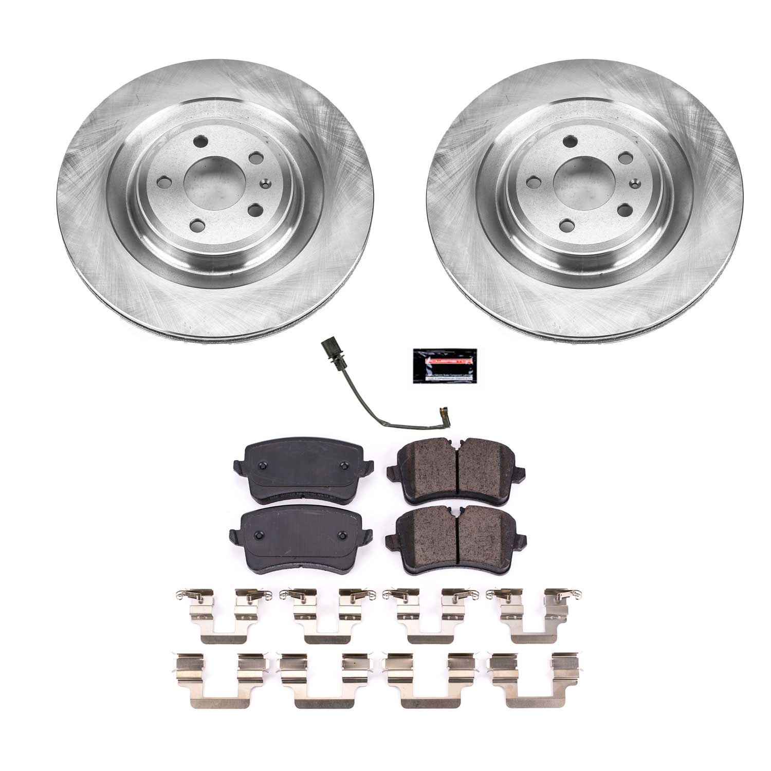 Power Stop - KOE6287 - Rear - Disc Brake Pad and Rotor Kit