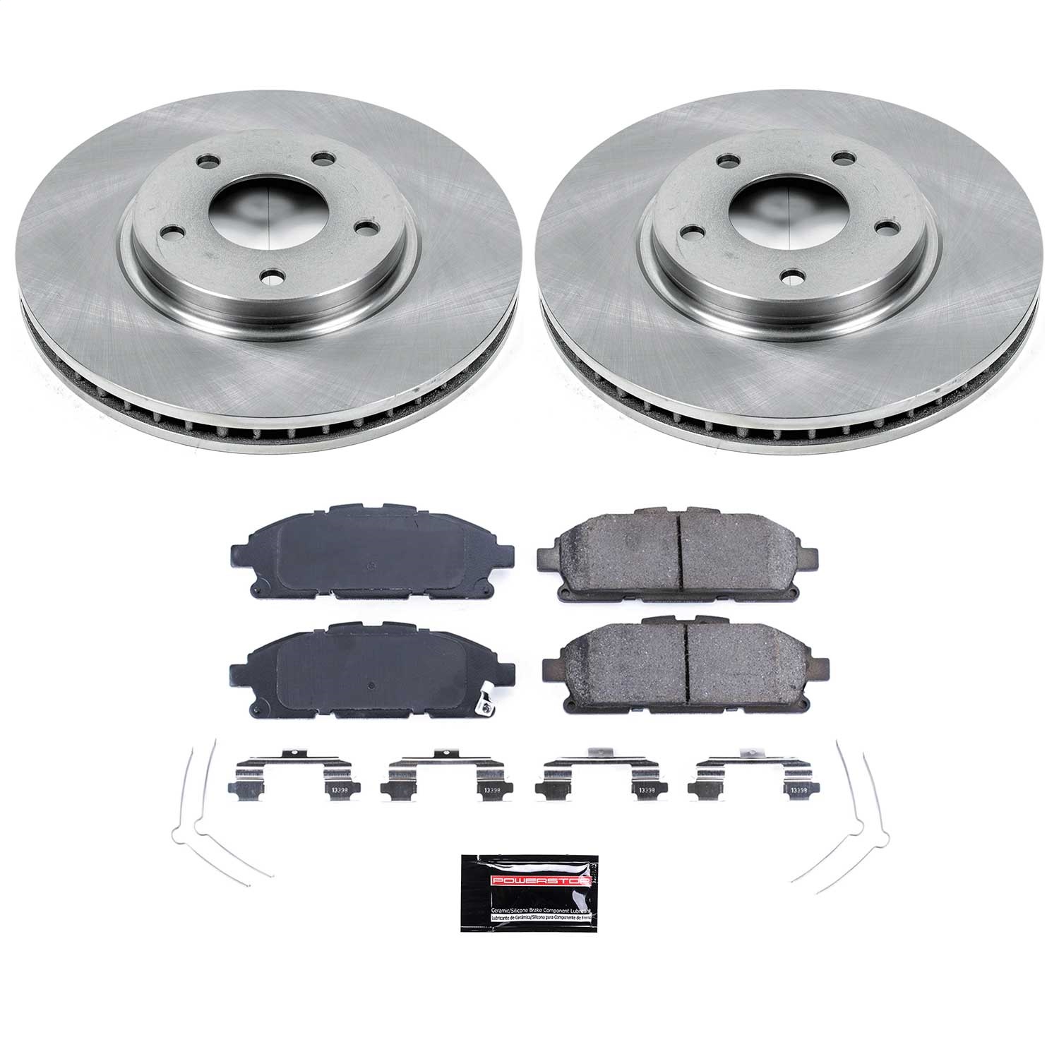 Power Stop - KOE6360 - Front - Disc Brake Pad and Rotor Kit
