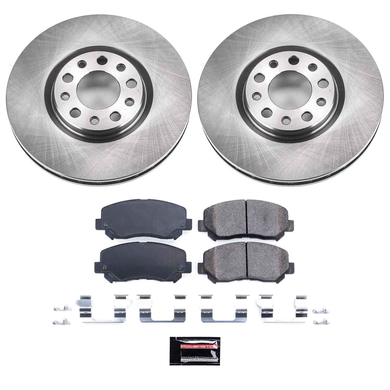 Power Stop - KOE6372 - Front - Disc Brake Pad and Rotor Kit