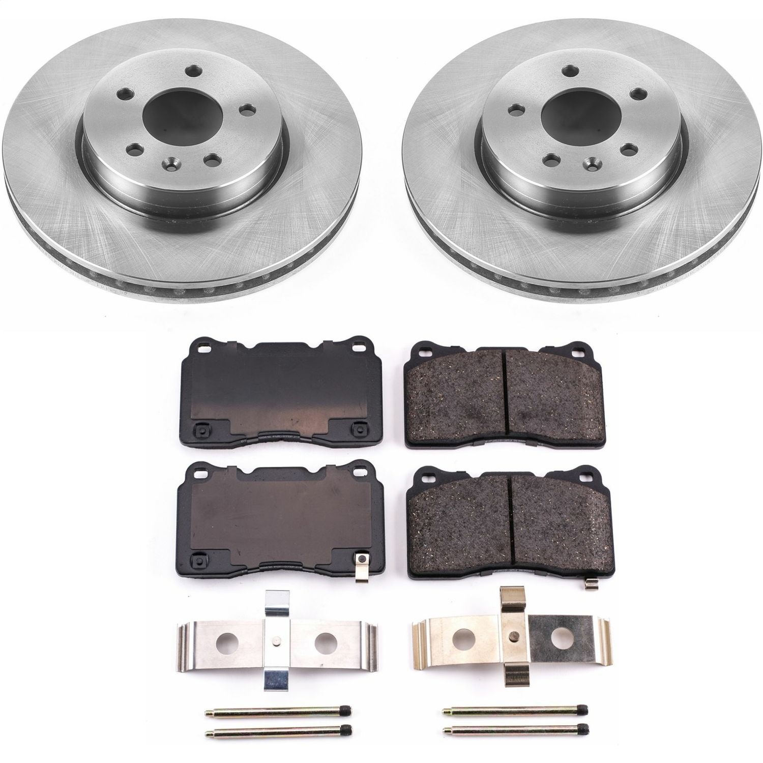 Power Stop - KOE6389 - Front - Disc Brake Pad and Rotor Kit