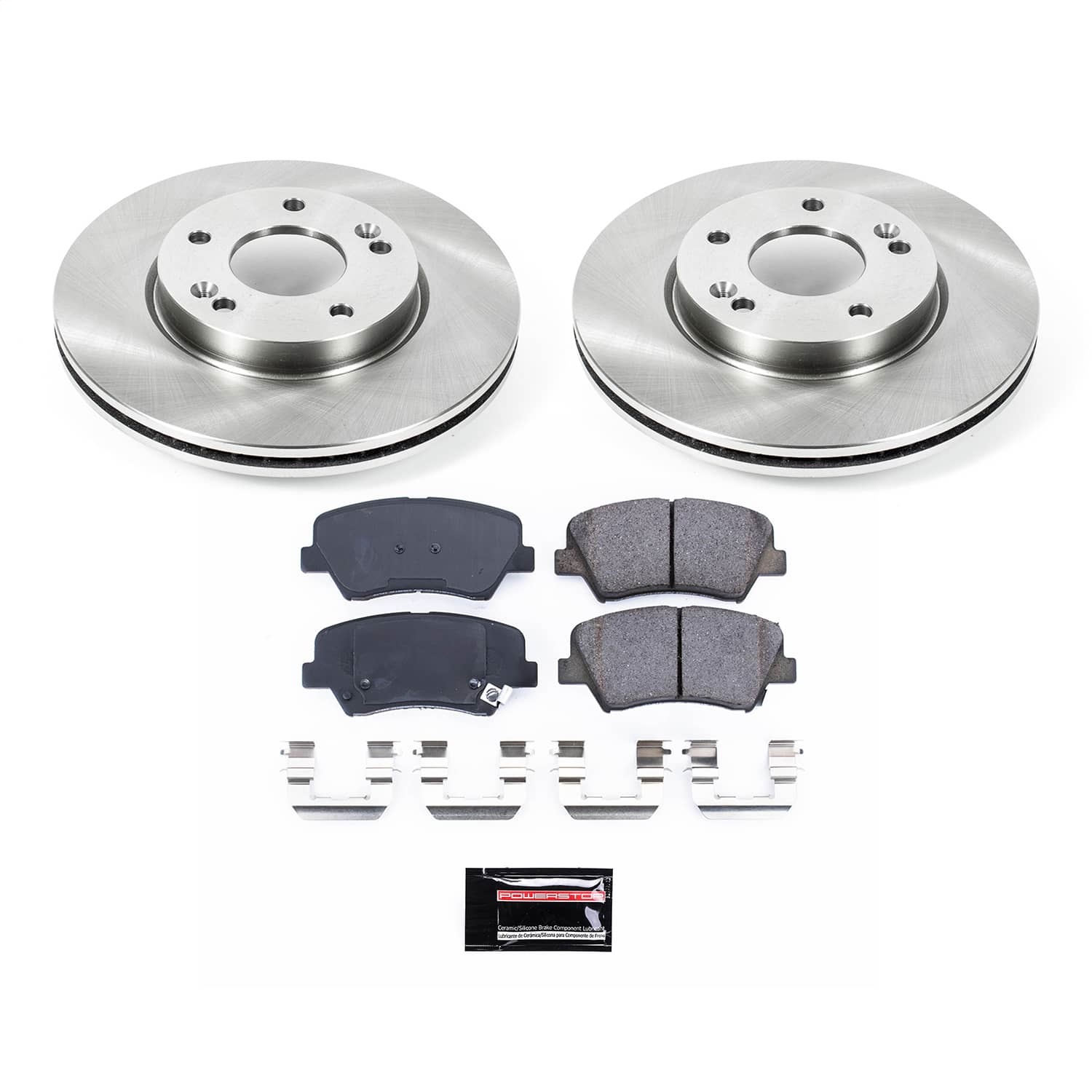 Power Stop - KOE6503 - Front - Disc Brake Pad and Rotor Kit