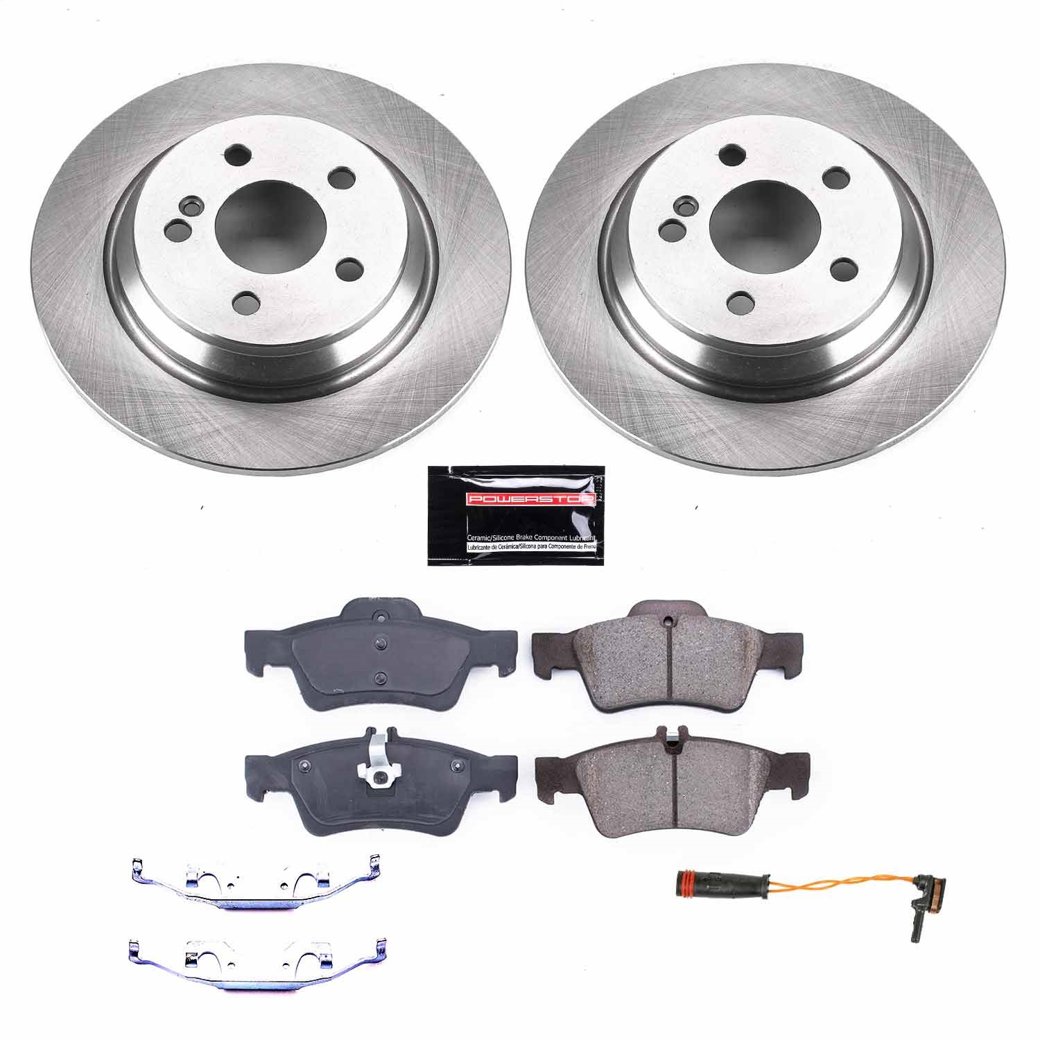 Power Stop - KOE6566 - Rear - Disc Brake Pad and Rotor Kit