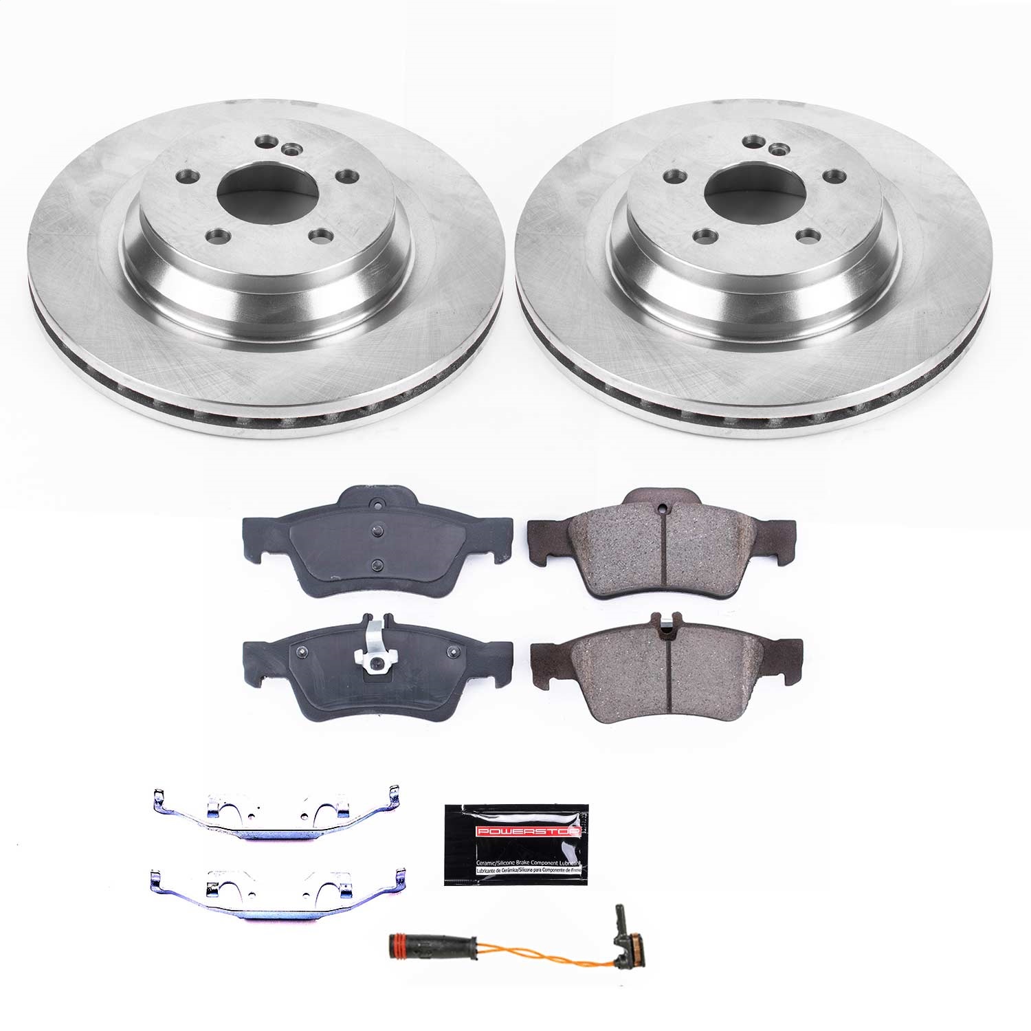 Power Stop - KOE6568 - Rear - Disc Brake Pad and Rotor Kit