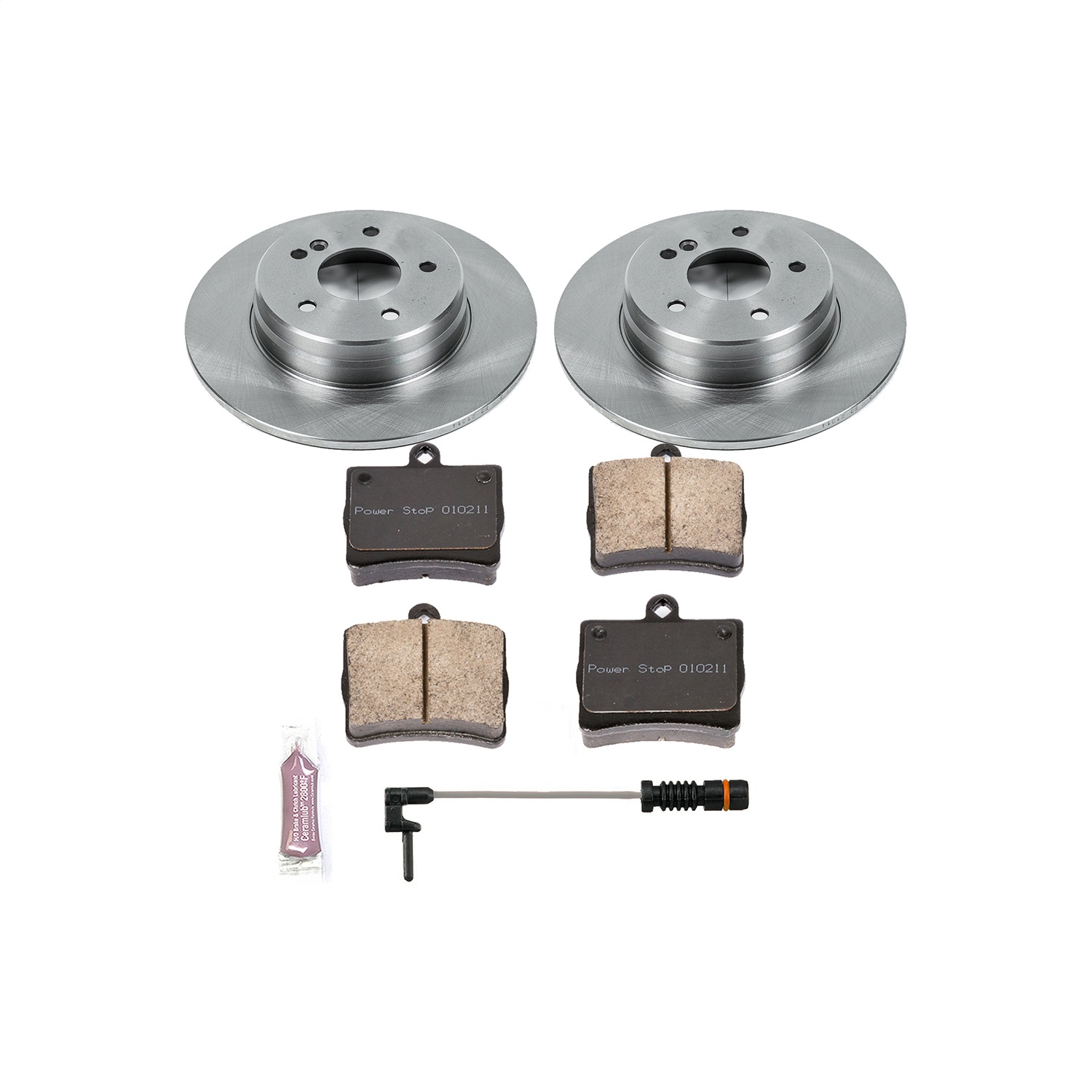 Power Stop - KOE6697 - Rear - Disc Brake Pad and Rotor Kit