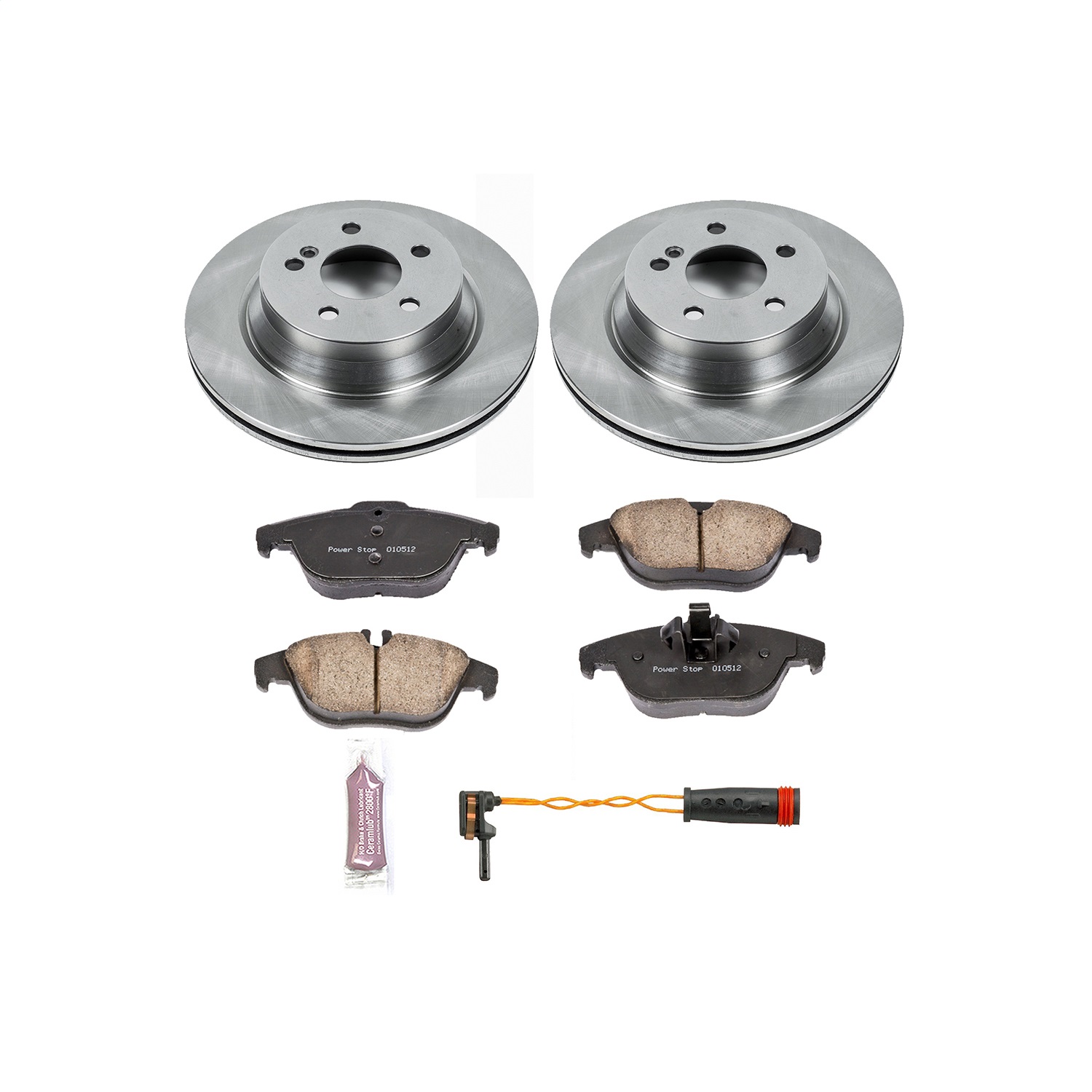 Power Stop - KOE6715 - Rear - Disc Brake Pad and Rotor Kit