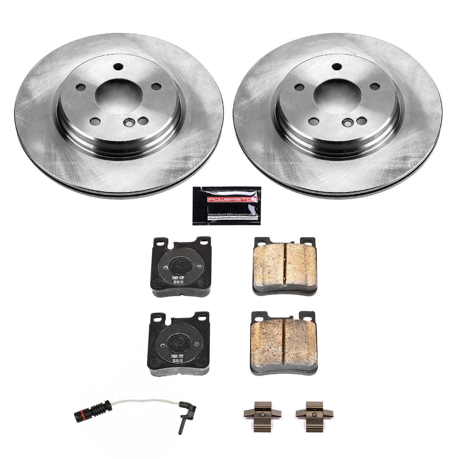 Power Stop - KOE6717 - Rear - Disc Brake Pad and Rotor Kit