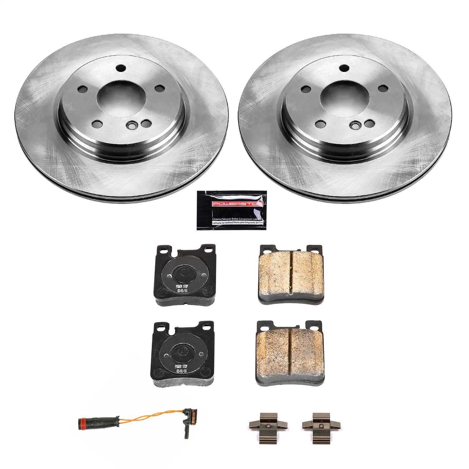 Power Stop - KOE6718 - Rear - Disc Brake Pad and Rotor Kit