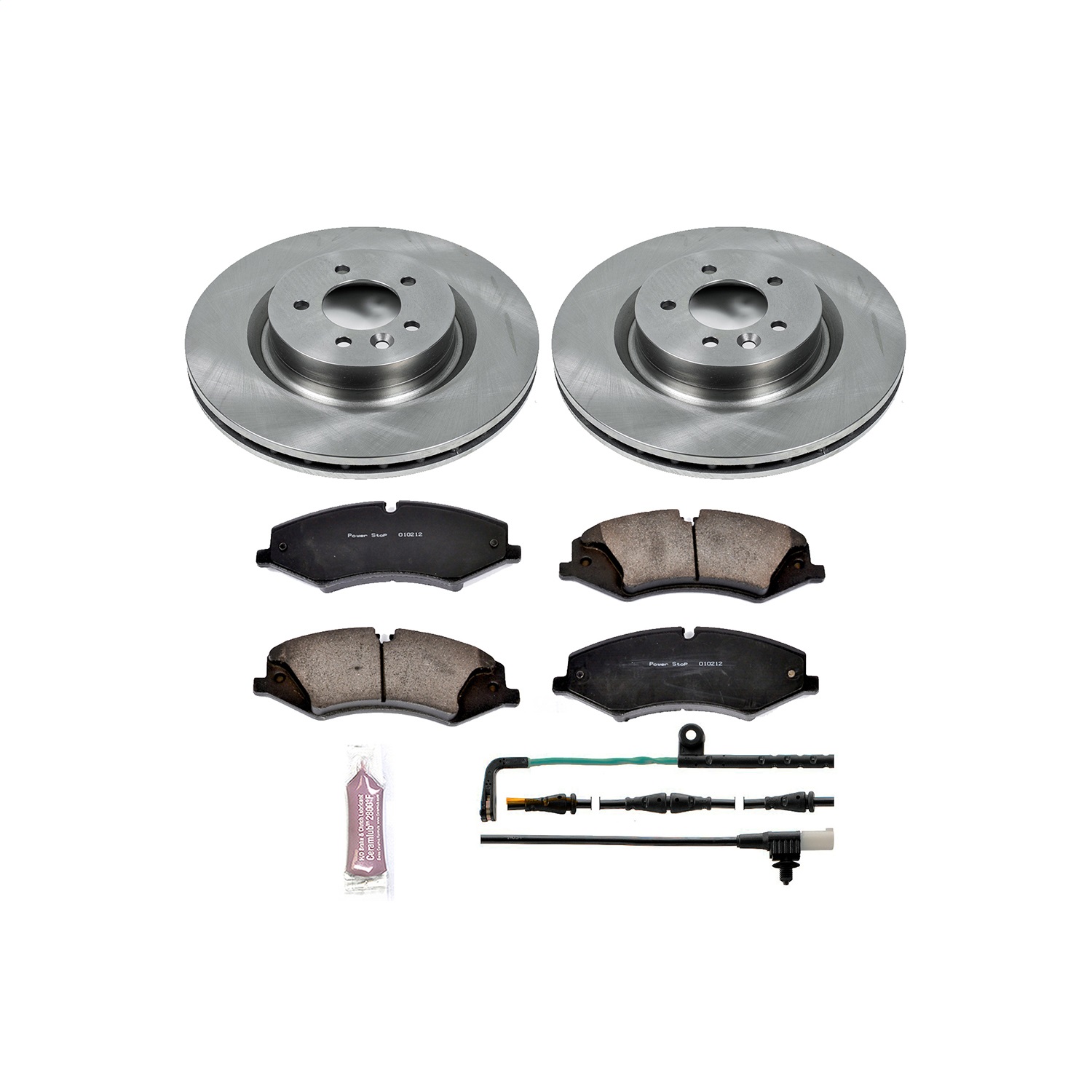 Power Stop - KOE6719 - Front - Disc Brake Pad and Rotor Kit