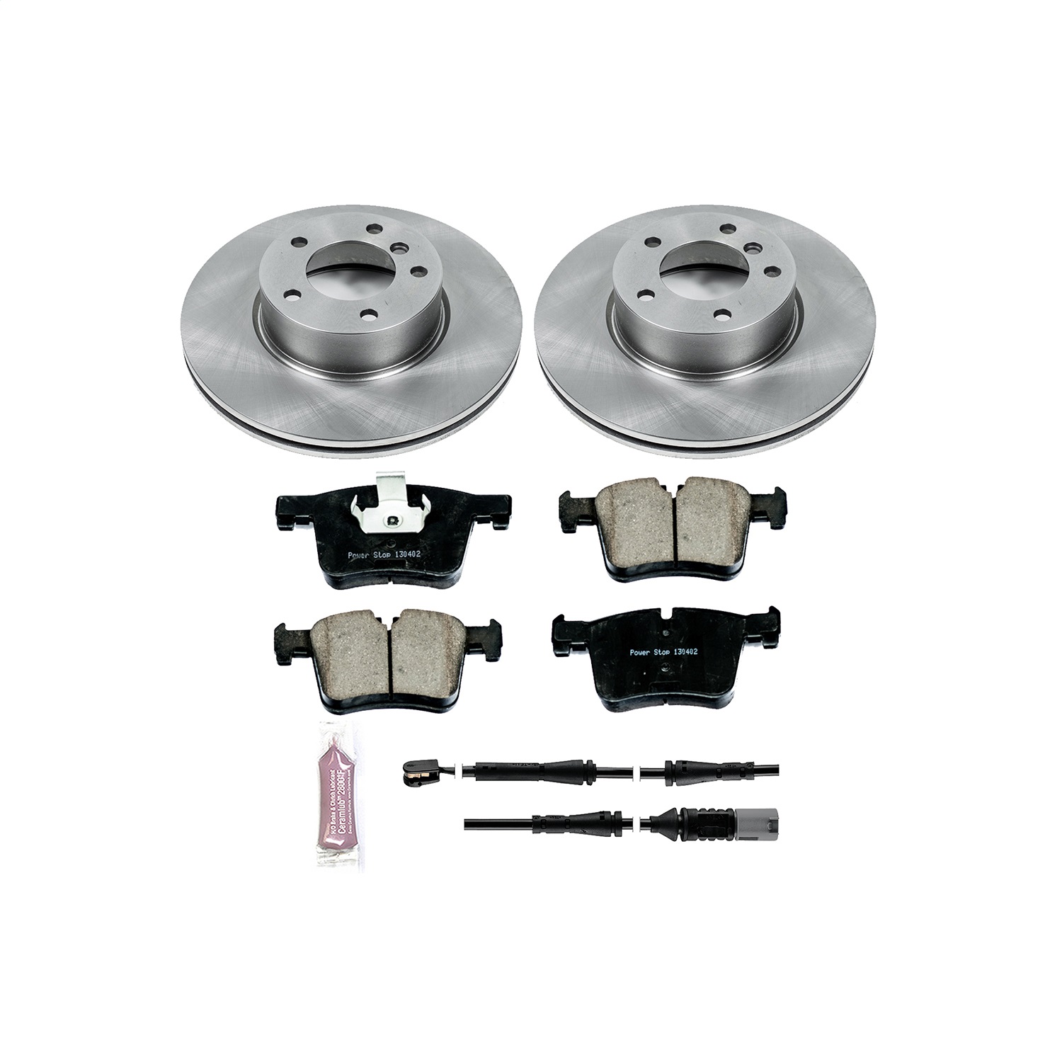 Power Stop - KOE6743 - Front - Disc Brake Pad and Rotor Kit