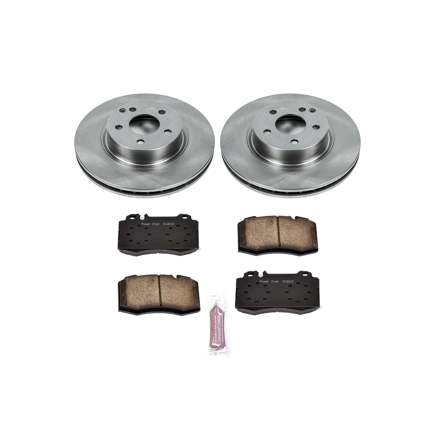 Power Stop - KOE6761 - Rear - Disc Brake Pad and Rotor Kit