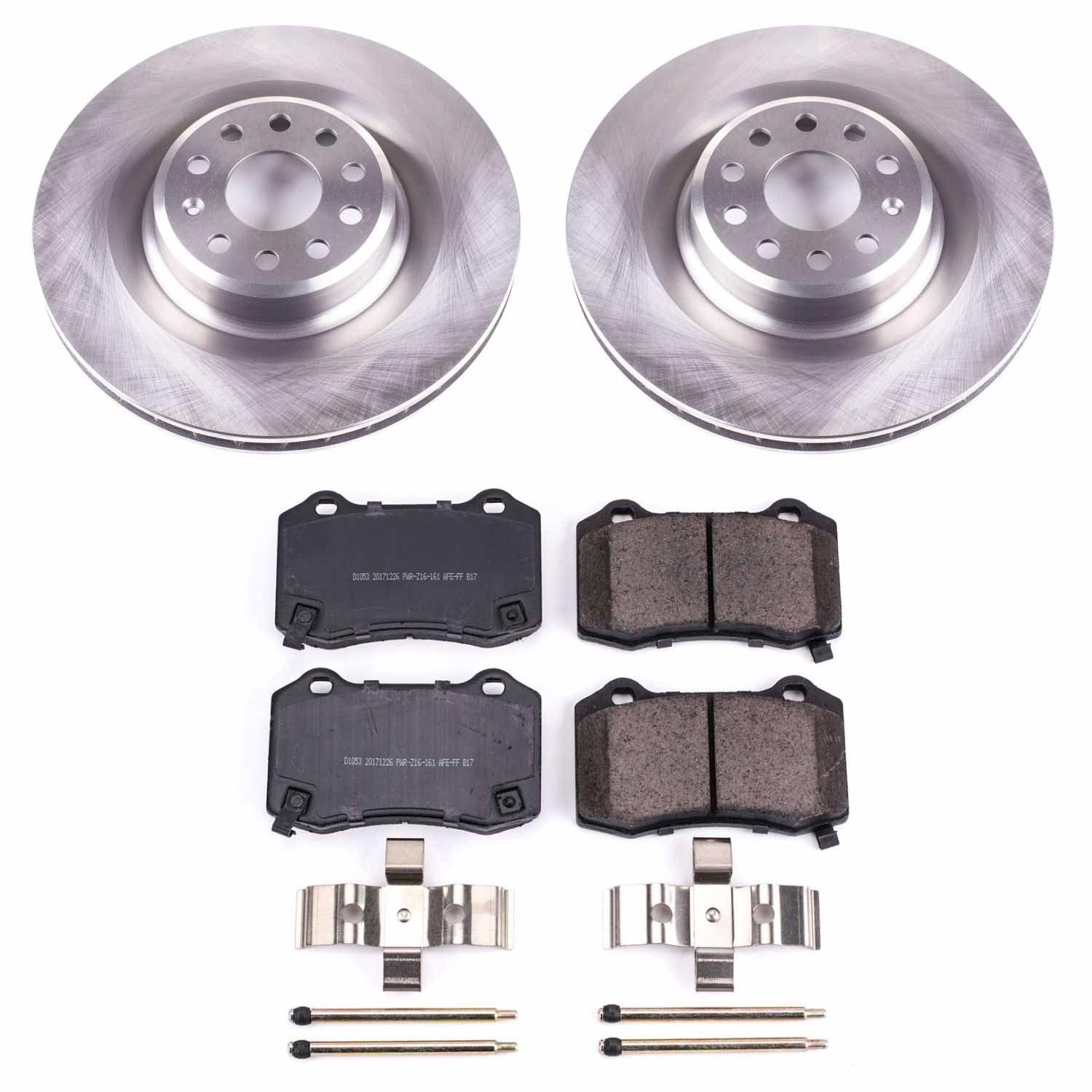 Power Stop - KOE6799 - Rear - Disc Brake Pad and Rotor Kit