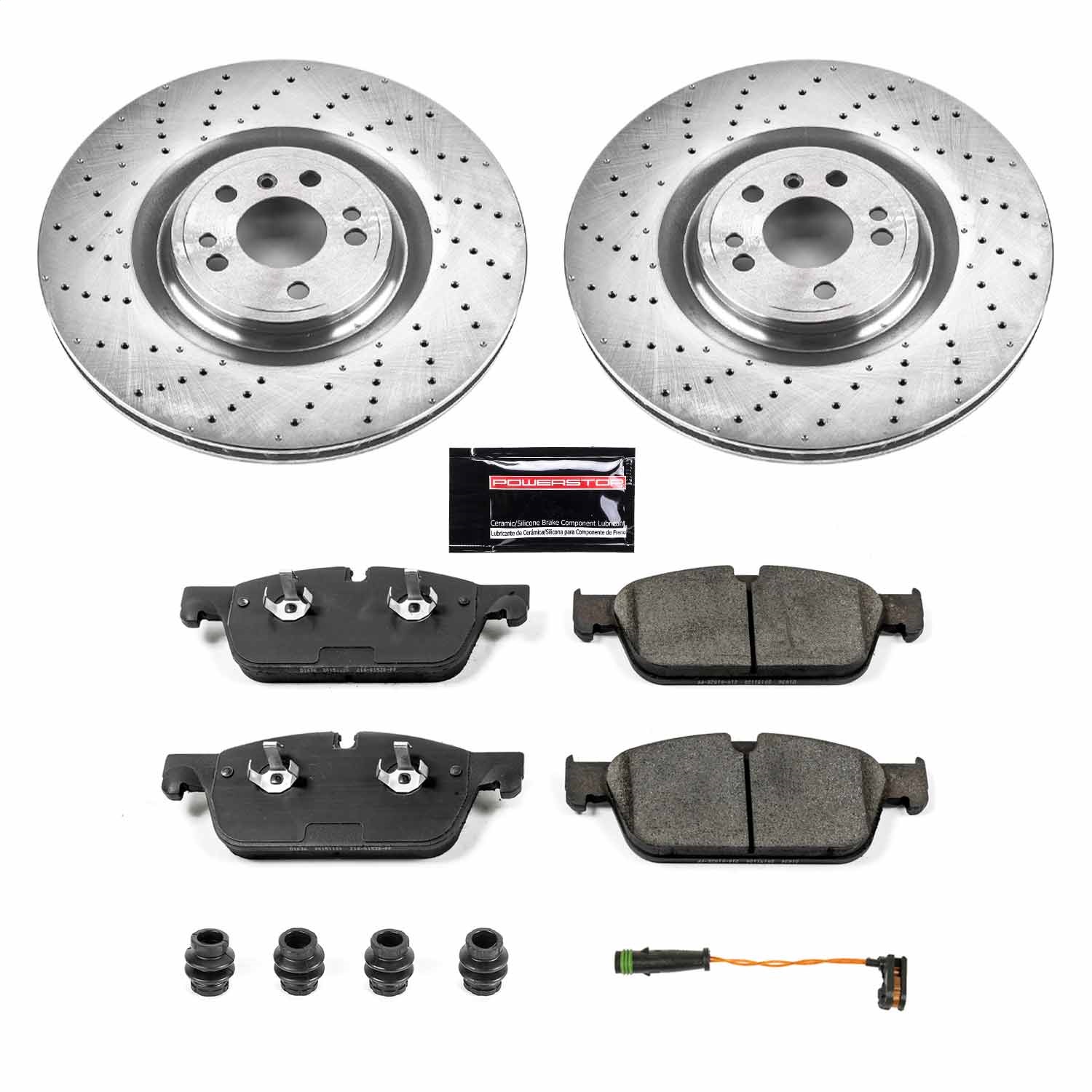 Power Stop - KOE6900 - Front - Disc Brake Pad and Rotor Kit