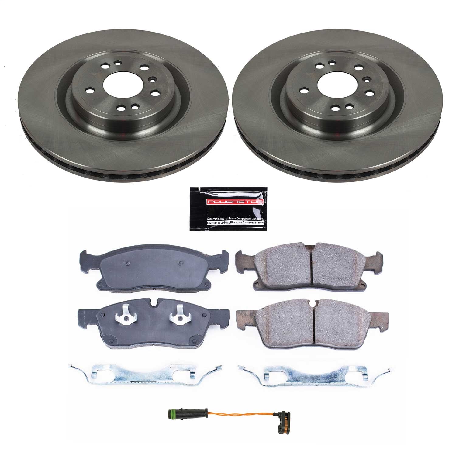 Power Stop - KOE6903 - Front - Disc Brake Pad and Rotor Kit