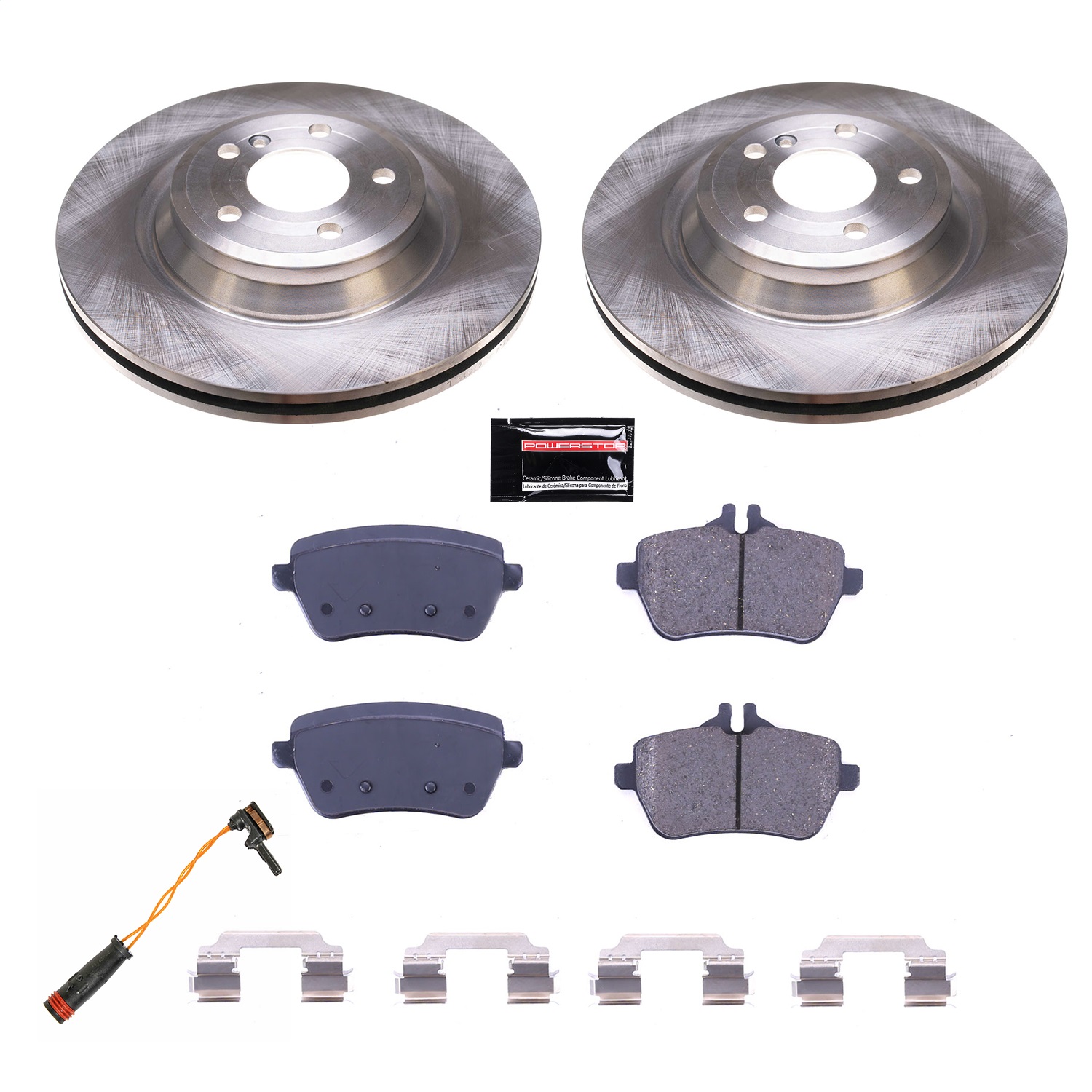 Power Stop - KOE6904 - Rear - Disc Brake Pad and Rotor Kit