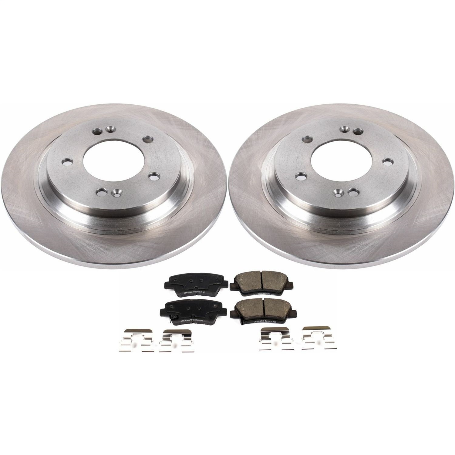 Power Stop - KOE6985 - Rear - Disc Brake Pad and Rotor Kit
