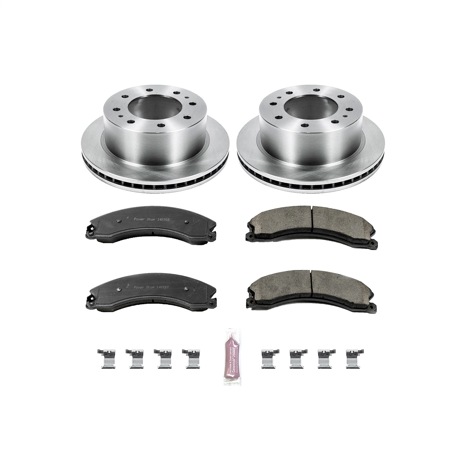 Power Stop - KOE6993 - Rear - Disc Brake Pad and Rotor Kit