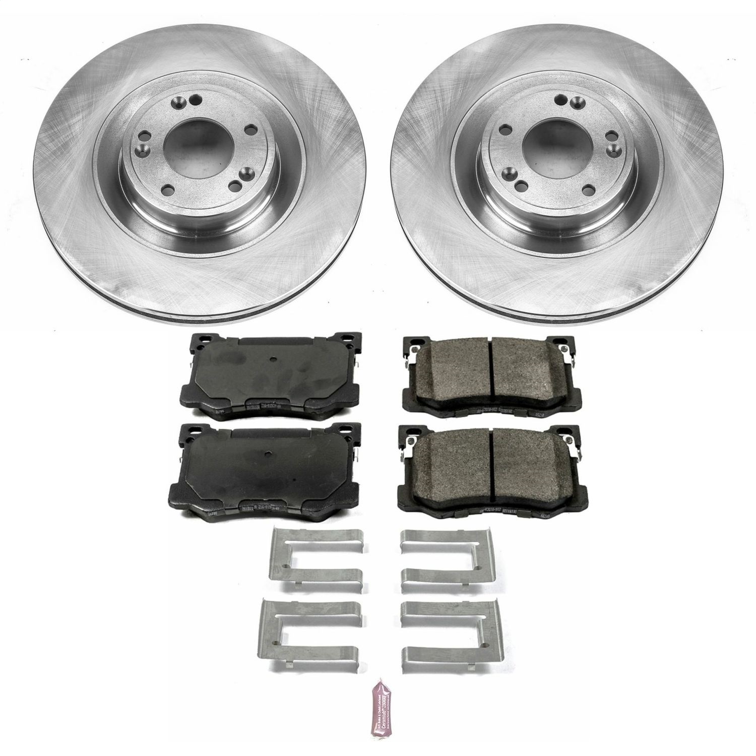 Power Stop - KOE7030 - Front - Disc Brake Pad and Rotor Kit