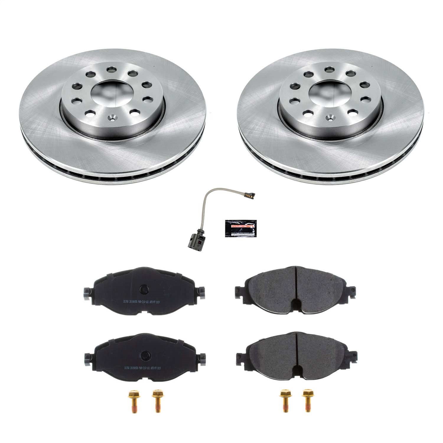 Power Stop - KOE7080 - Front - Disc Brake Pad and Rotor Kit