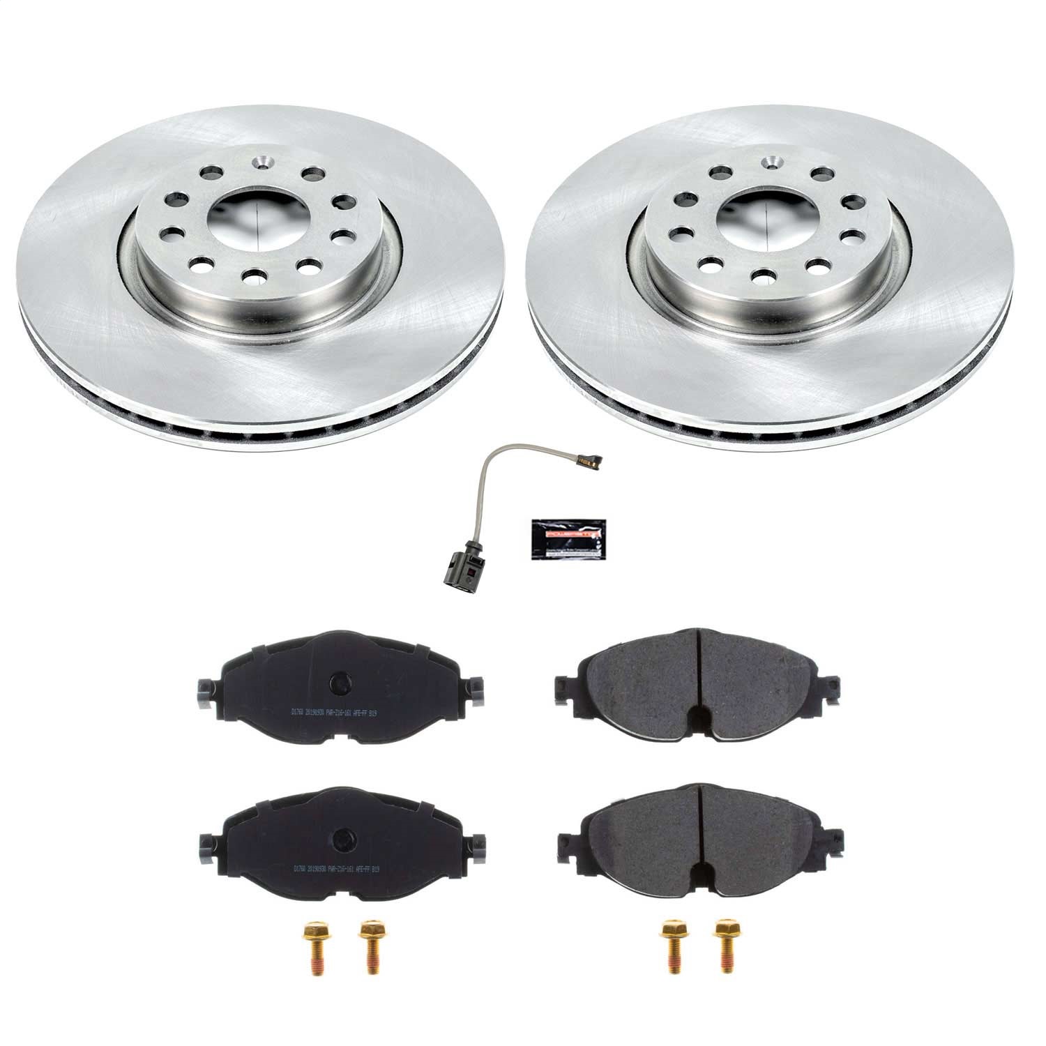 Power Stop - KOE7082 - Front - Disc Brake Pad and Rotor Kit